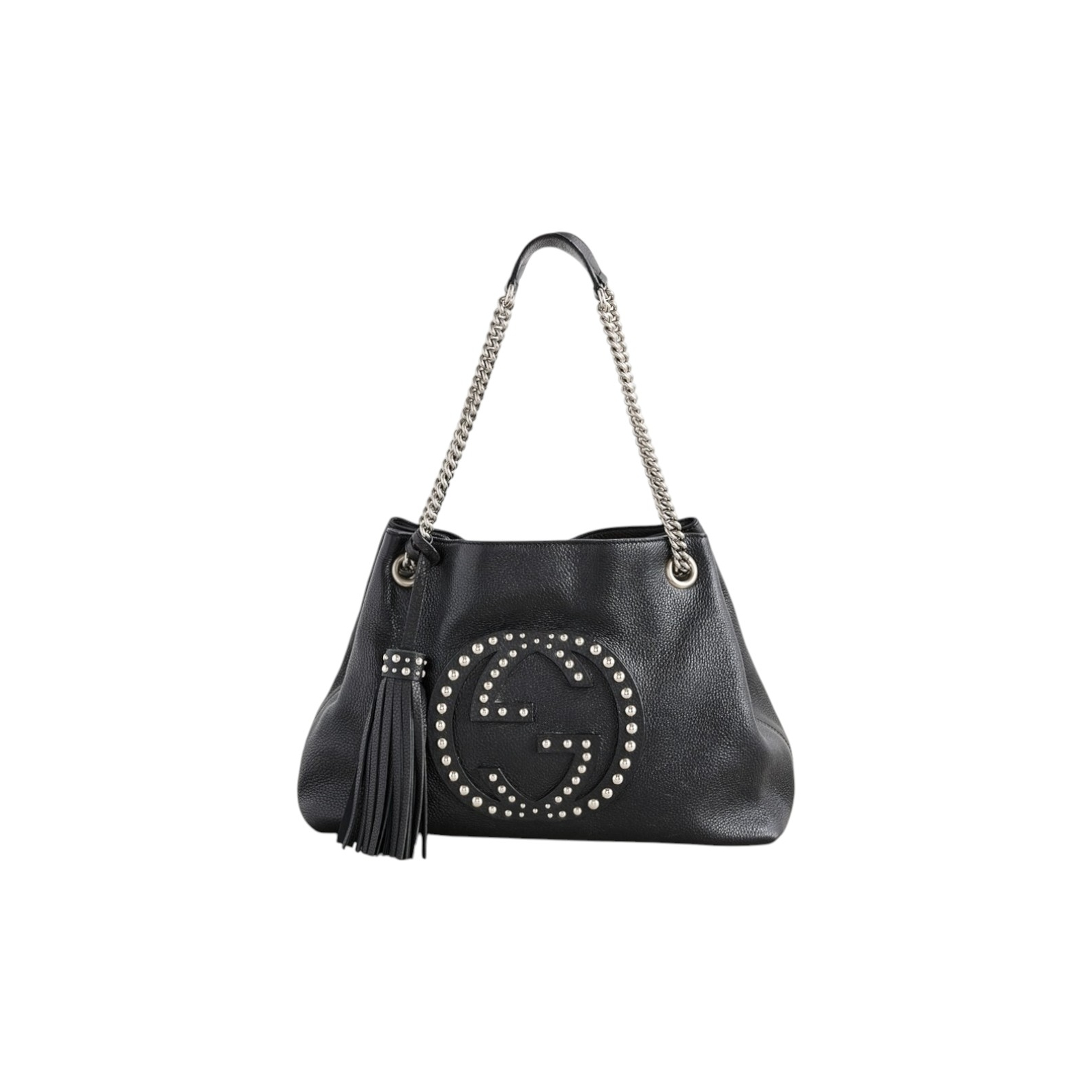 GUCCI Soho Chain Medium Studded Tote Bag - torebka