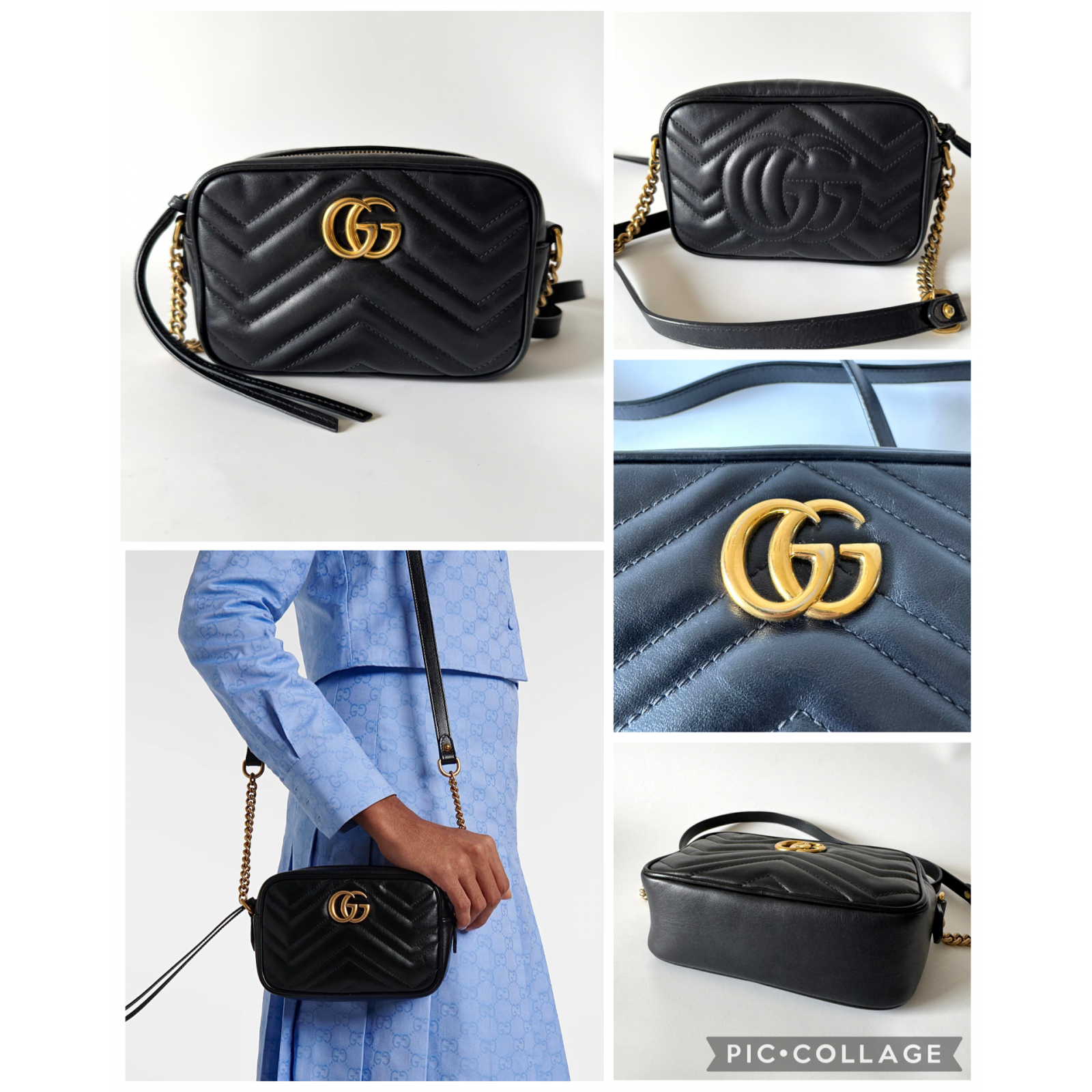 GUCCI Marmont Matelassé Mini Bag - torebka