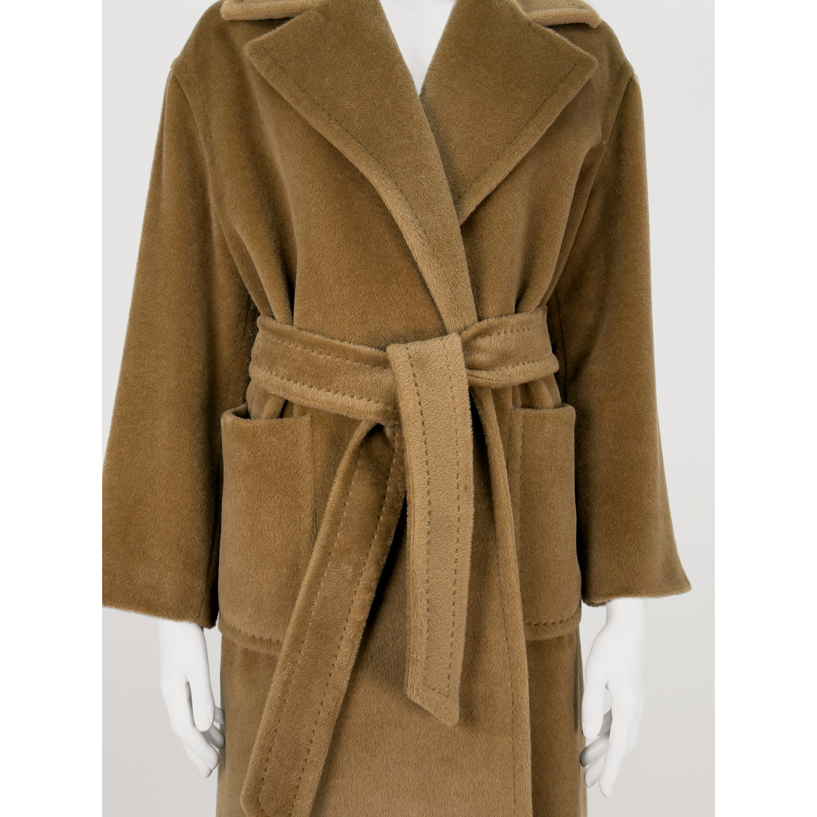 Płaszcz z domieszką alpaki w składzie MaxMara STUDIO