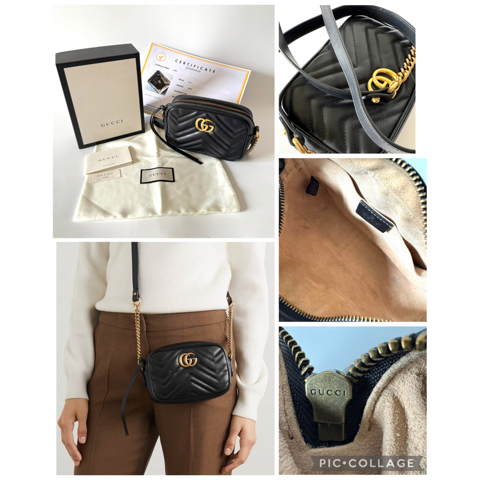 GUCCI Marmont Matelassé Mini Bag - torebka