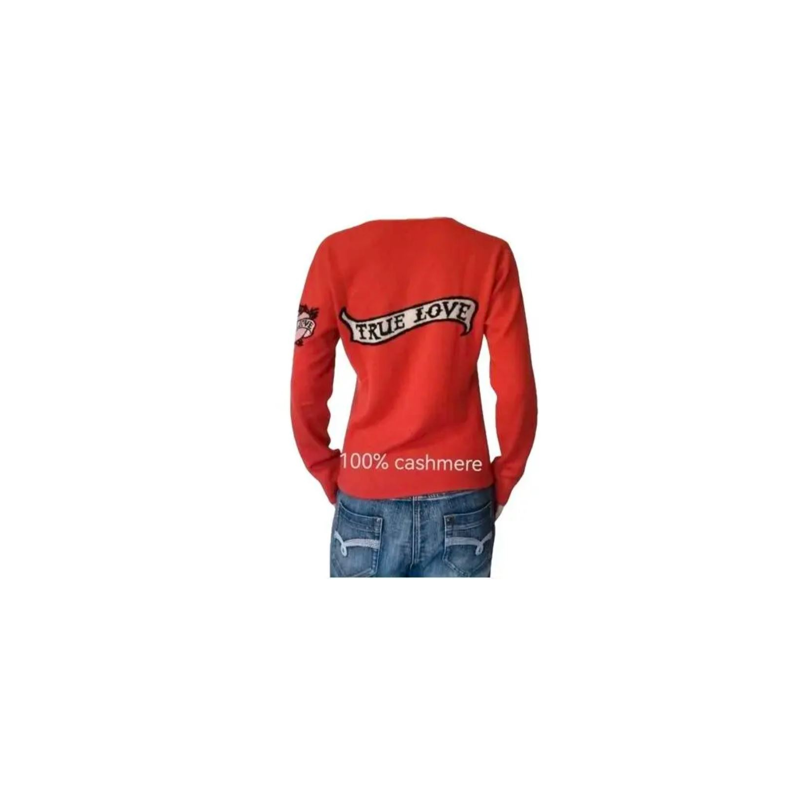 Allude czerwony sweter z kaszmiru