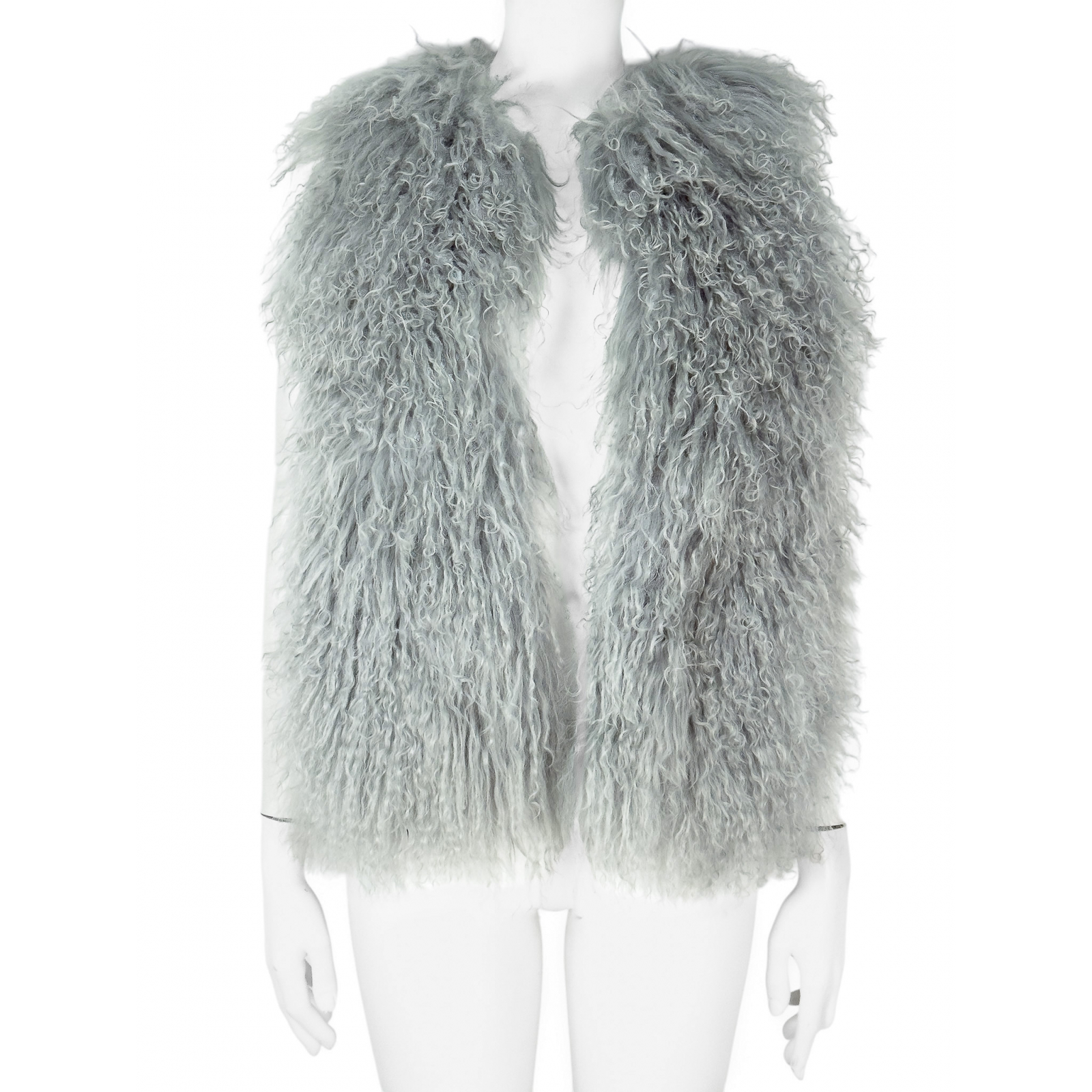 Futrzana kamizelka z owcy tybetańskiej