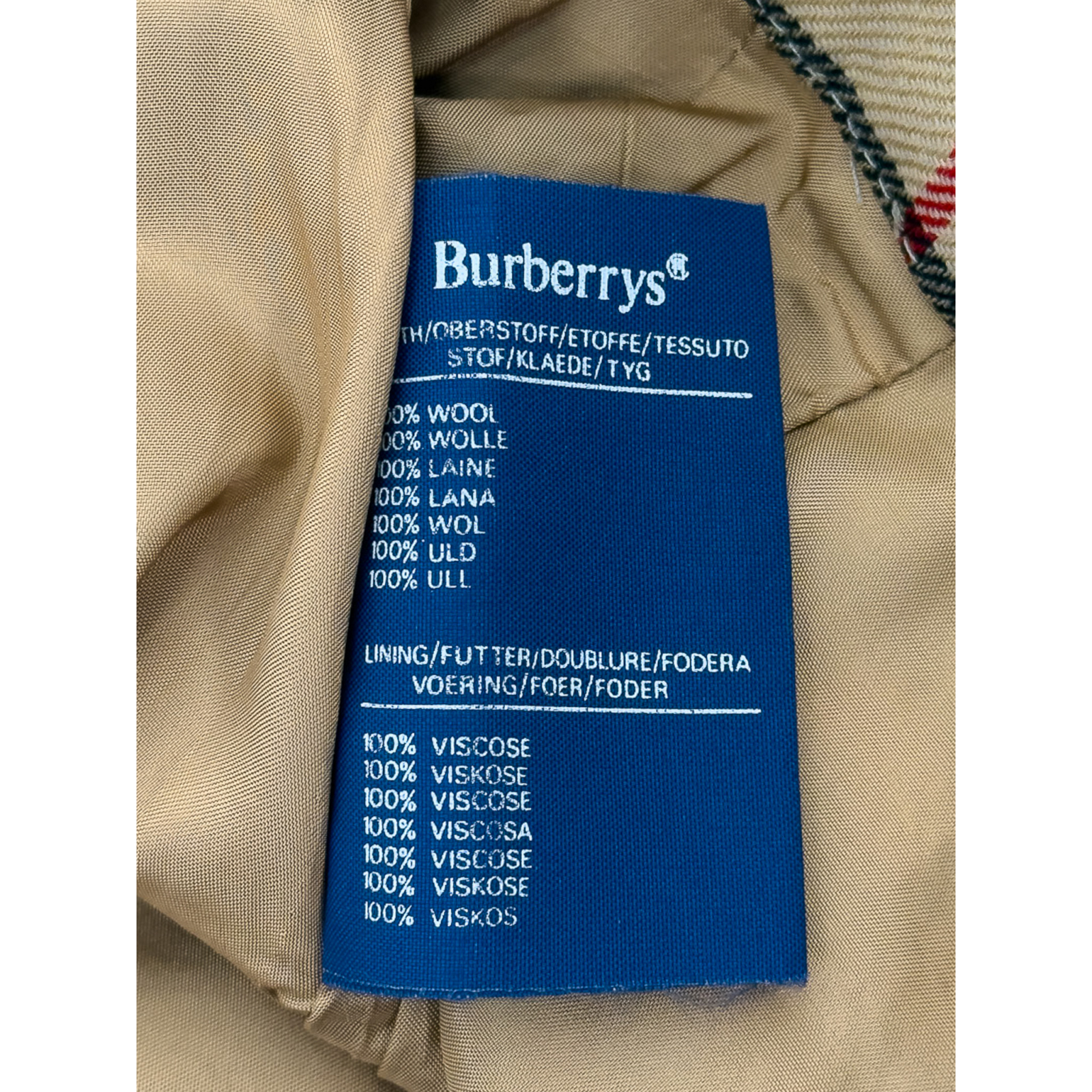 Wełniana spódnica Burberrys