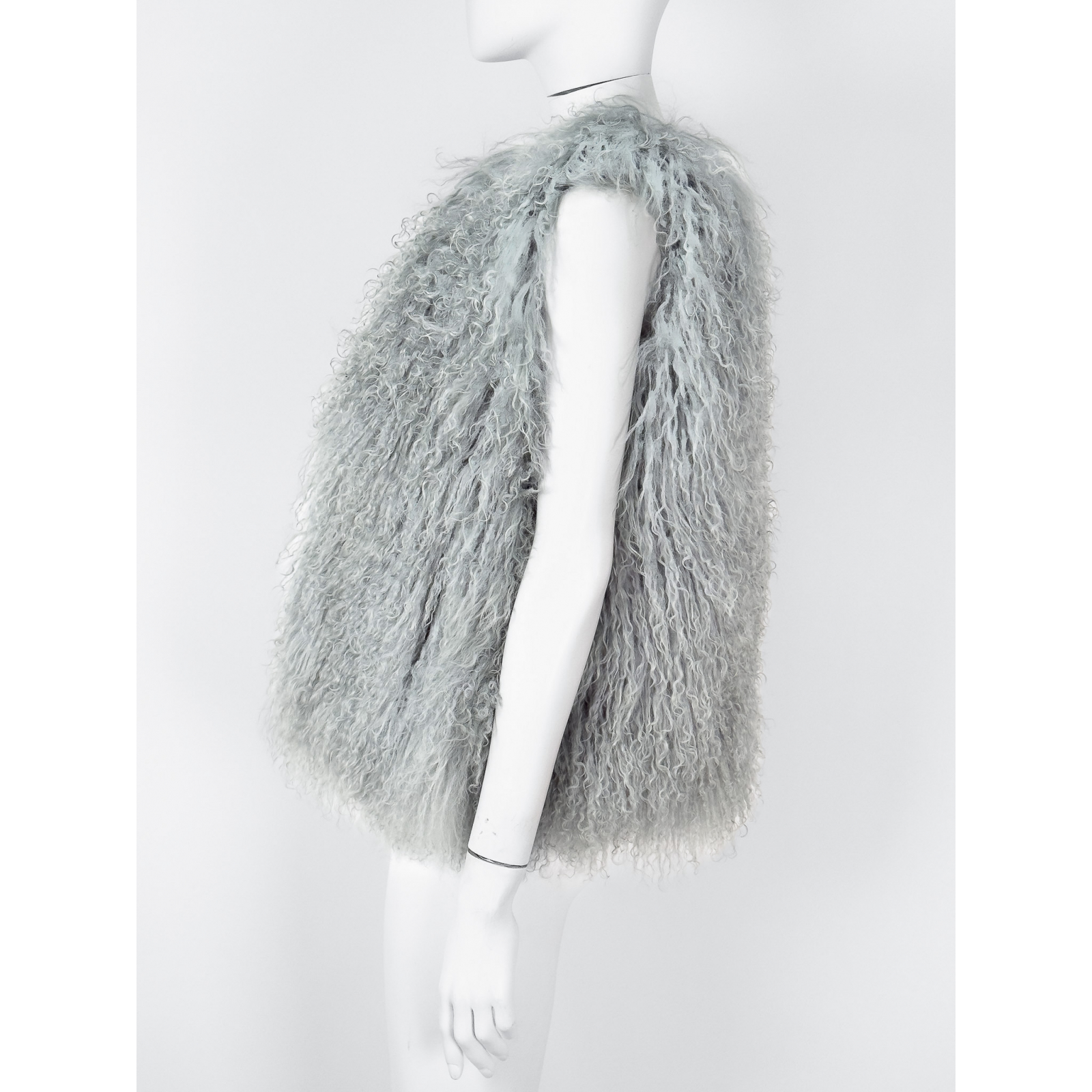 Futrzana kamizelka z owcy tybetańskiej