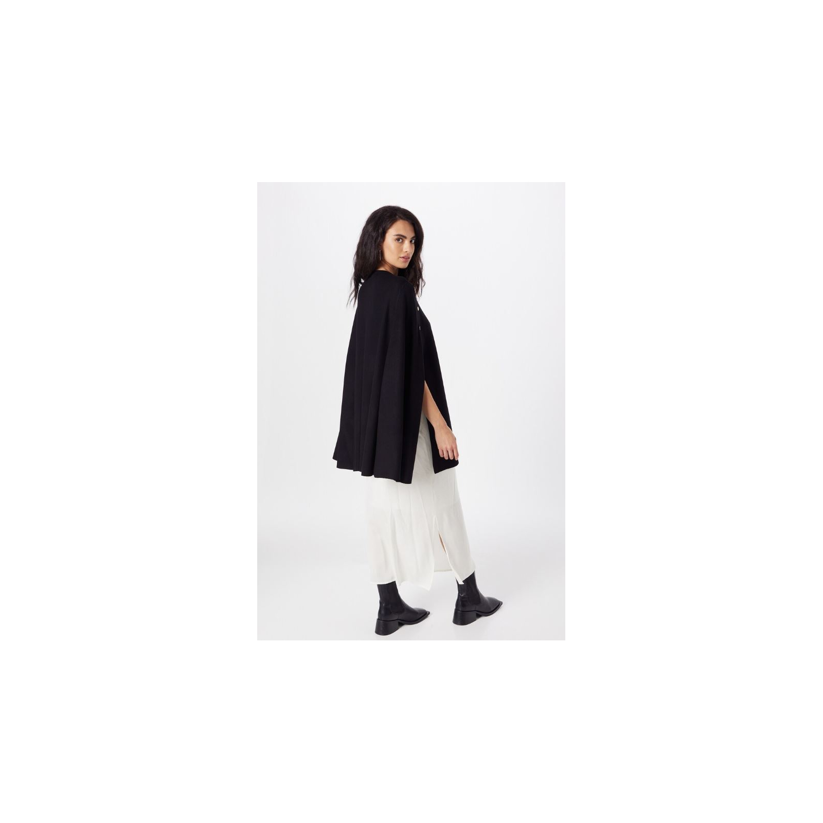Karen Millen czarne poncho roz.S