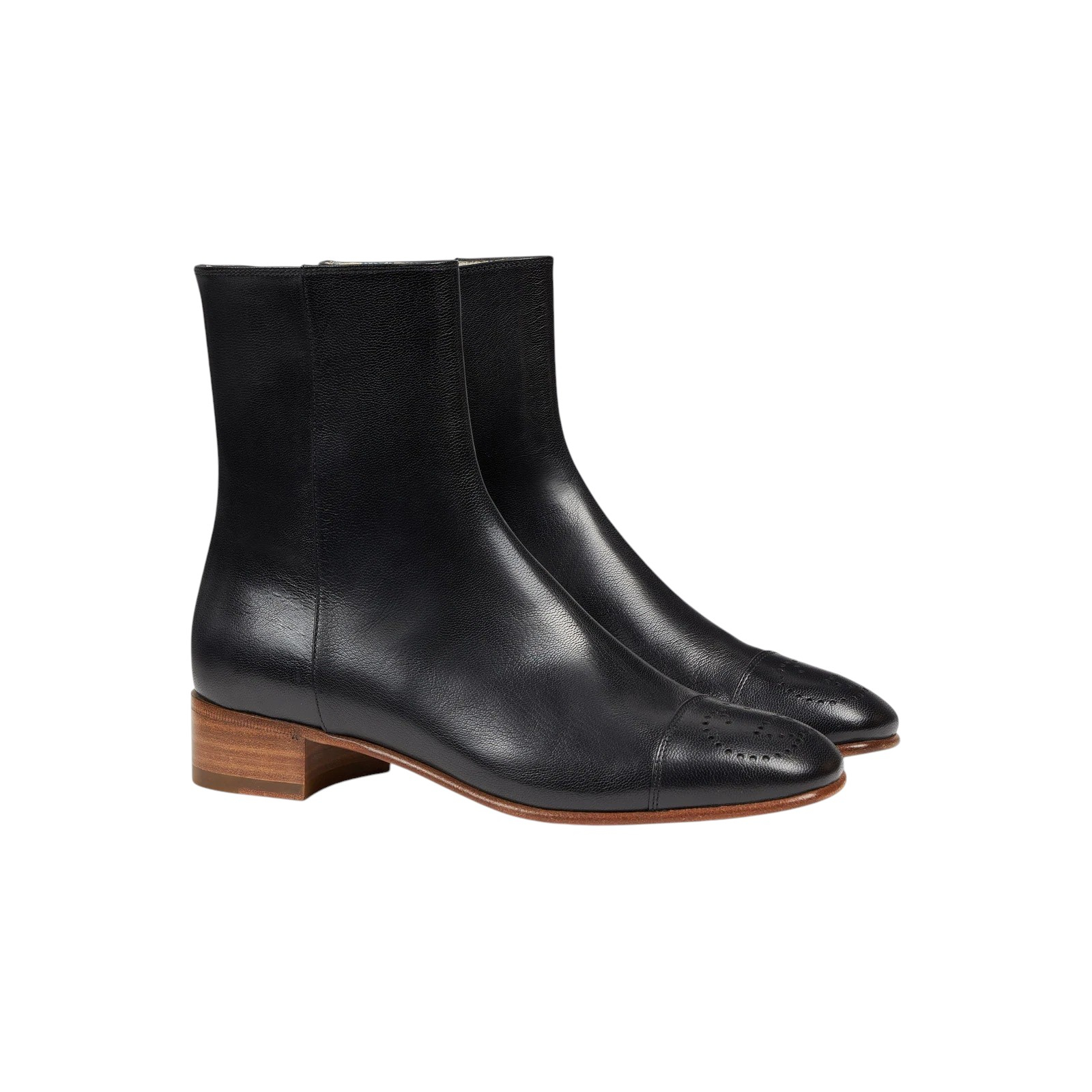 Gucci - czarne skórzane buty