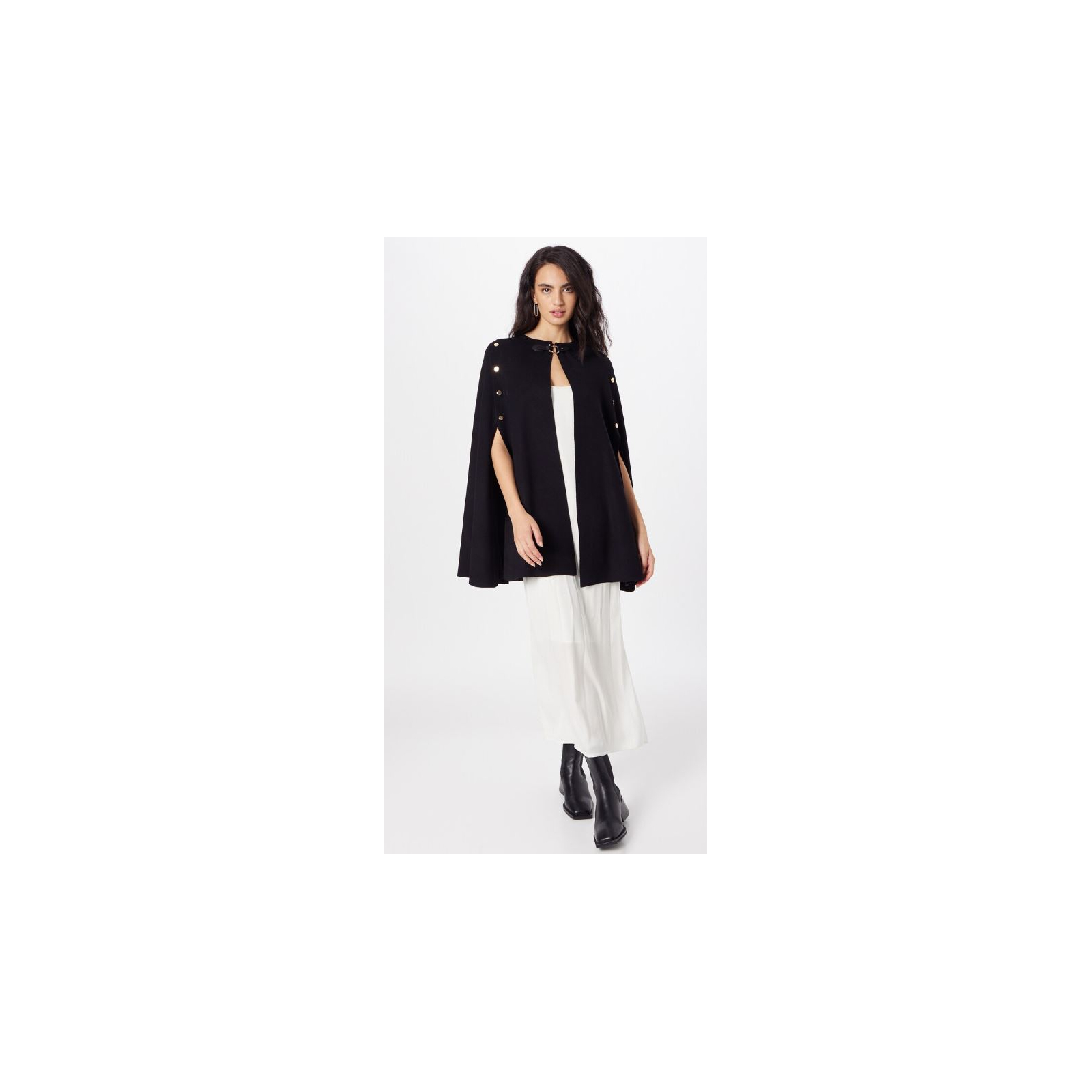 Karen Millen czarne poncho roz.S
