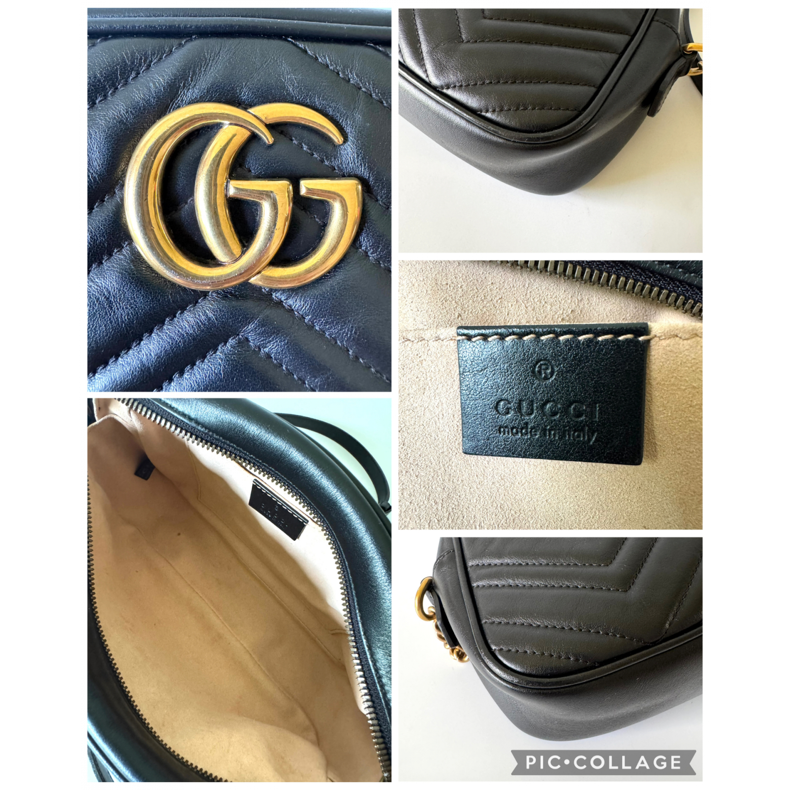 GUCCI GG Matelassé Marmont Small Bag - torebka