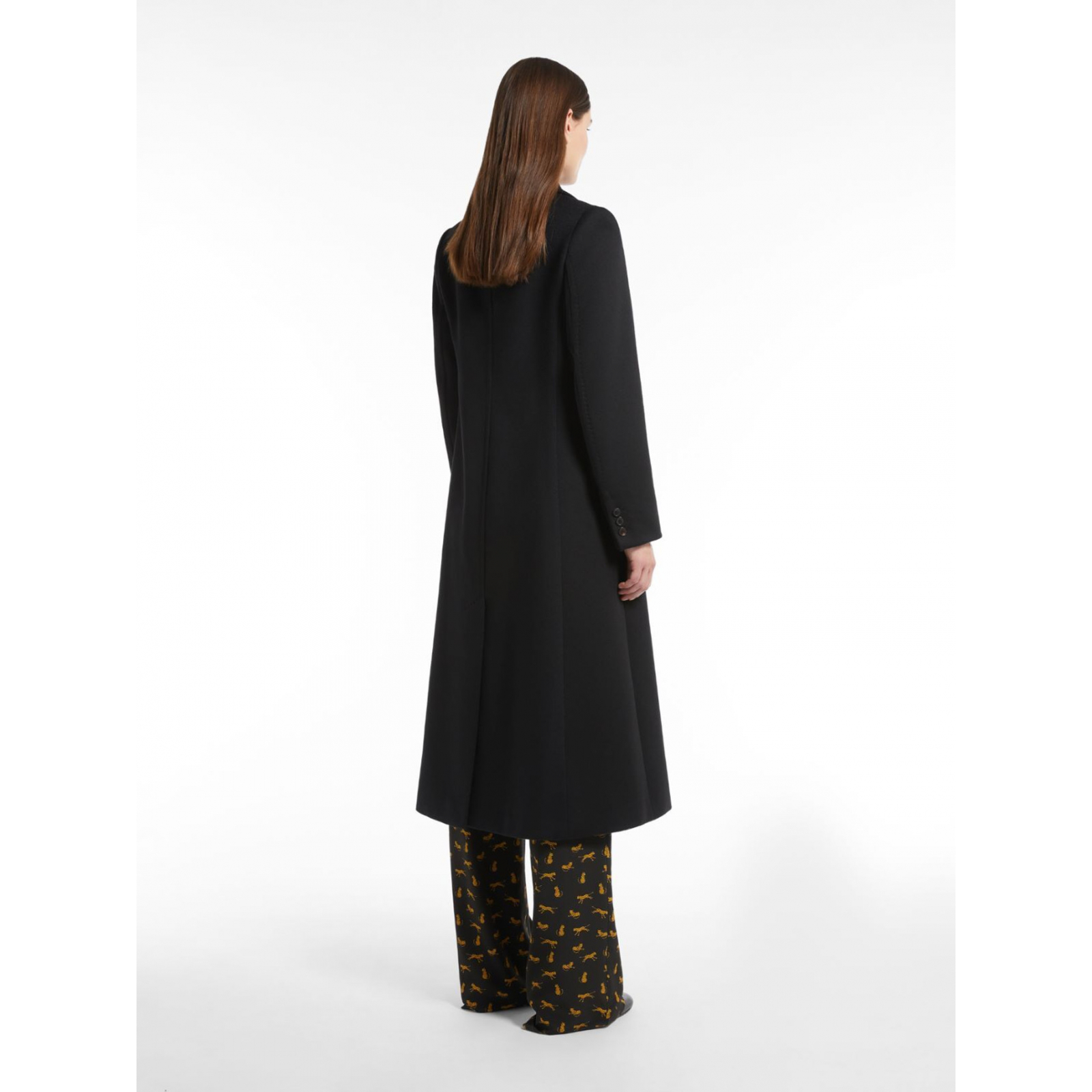 Wełniany płaszcz MaxMara Studio