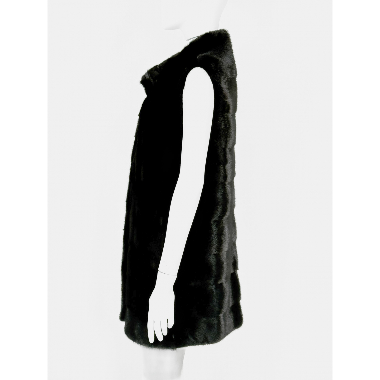 Kamizelka z futra z norki Marco Vanoli