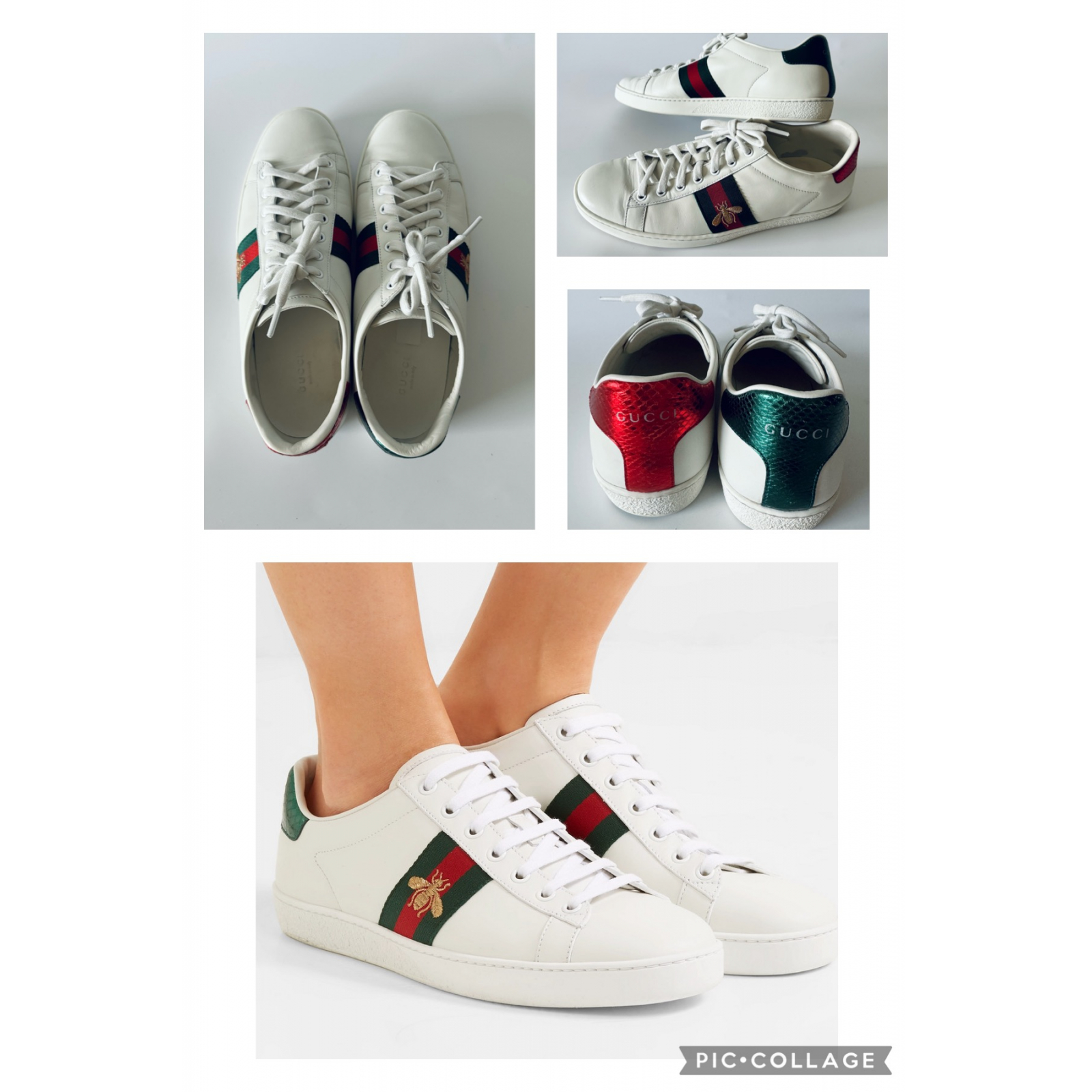 GUCCI Ace Bee Trainers unisex sneakersy tenisówki