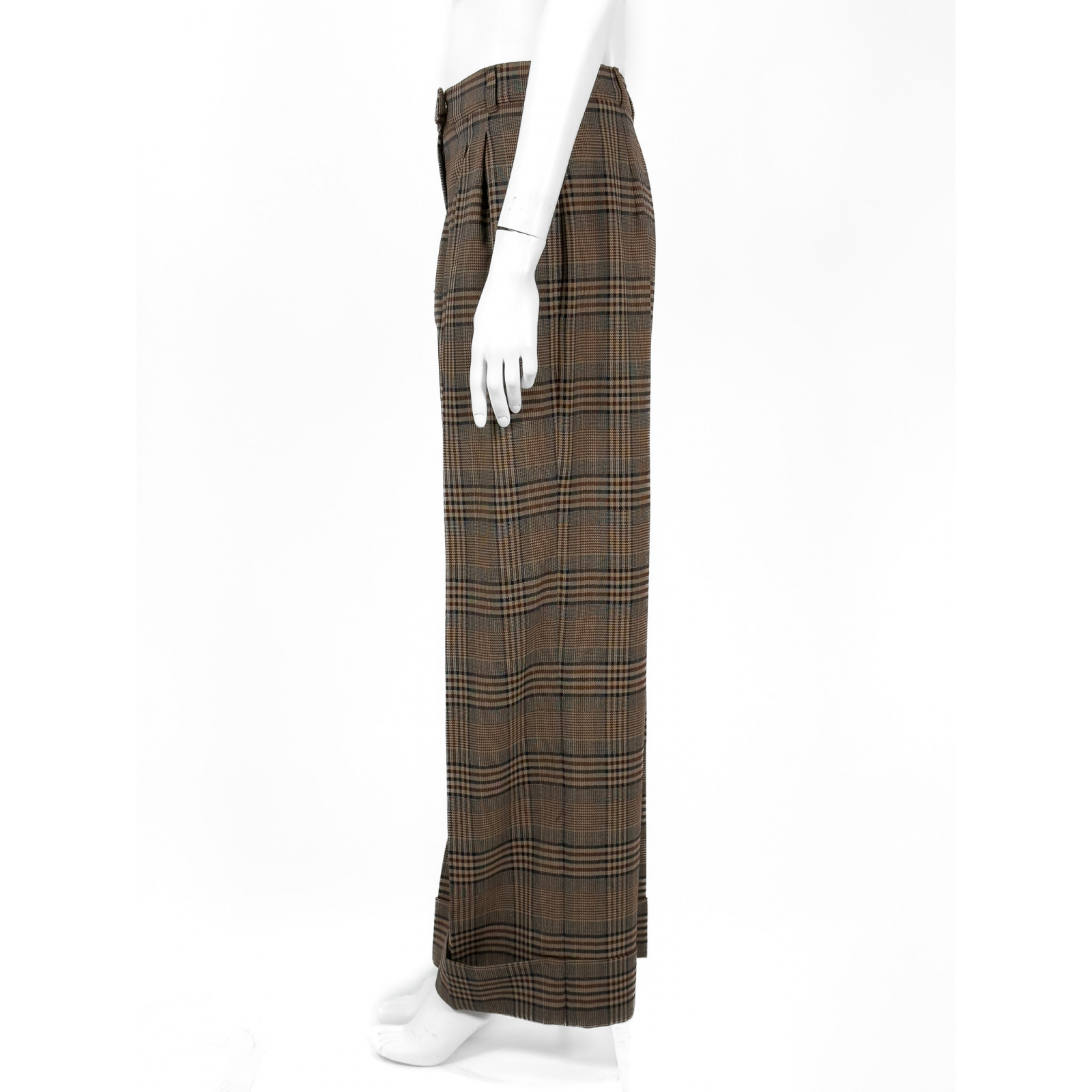 Wełniane spodnie MaxMara Studio