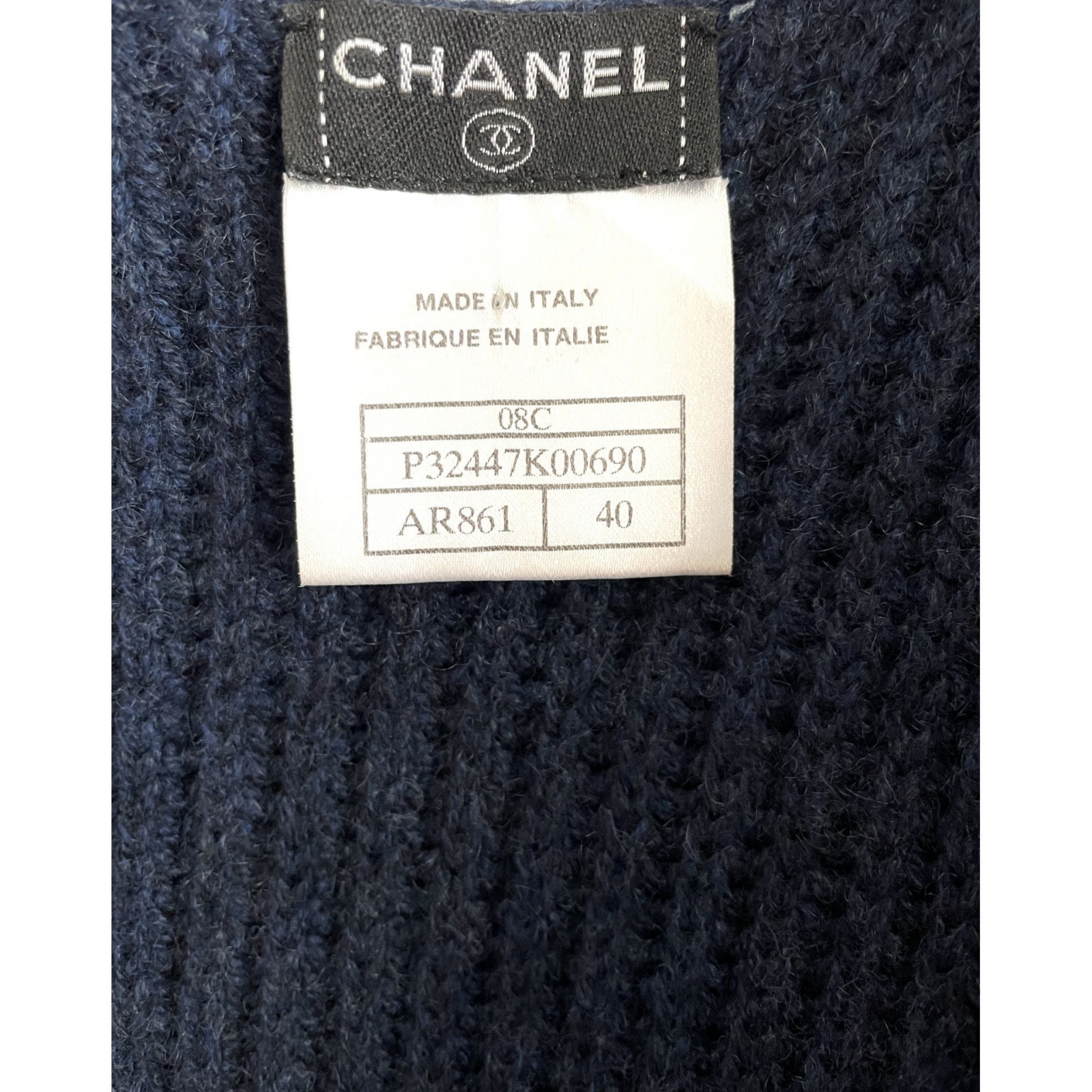 GRANATOWA SUKIENKA CHANEL R.M