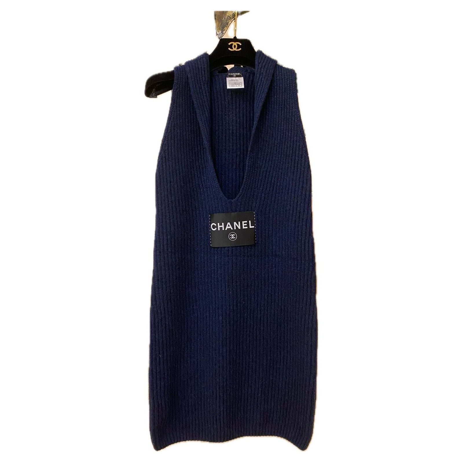 GRANATOWA SUKIENKA CHANEL R.M
