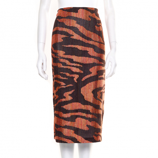 Missoni. Zebra-patterned tweed pencil skirt