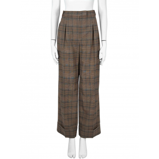 Wełniane spodnie MaxMara Studio