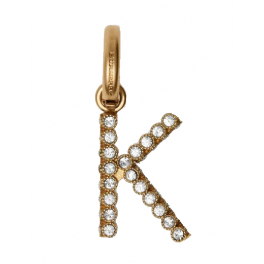 Crystal "K" Alphabet Charm