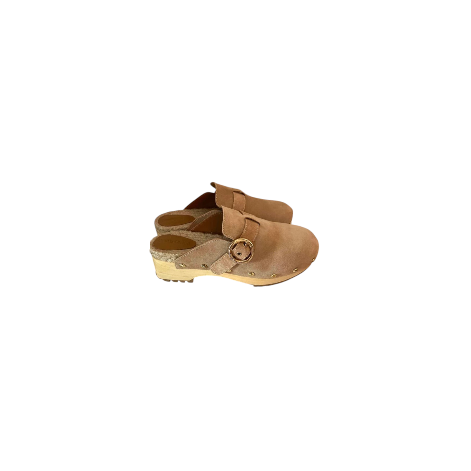 Nowe buty skóra i drewno