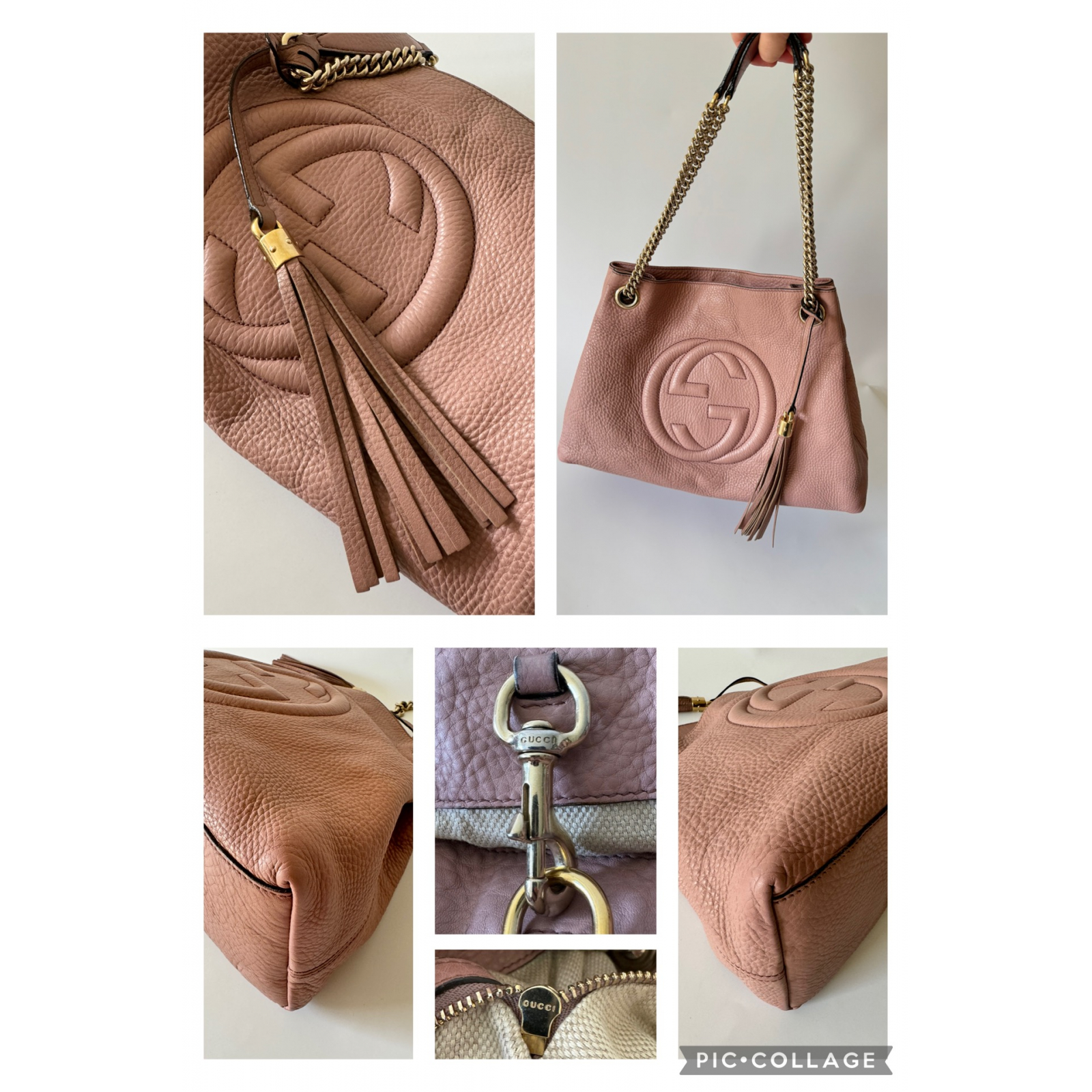 GUCCI Soho Chain Medium Tote - torebka