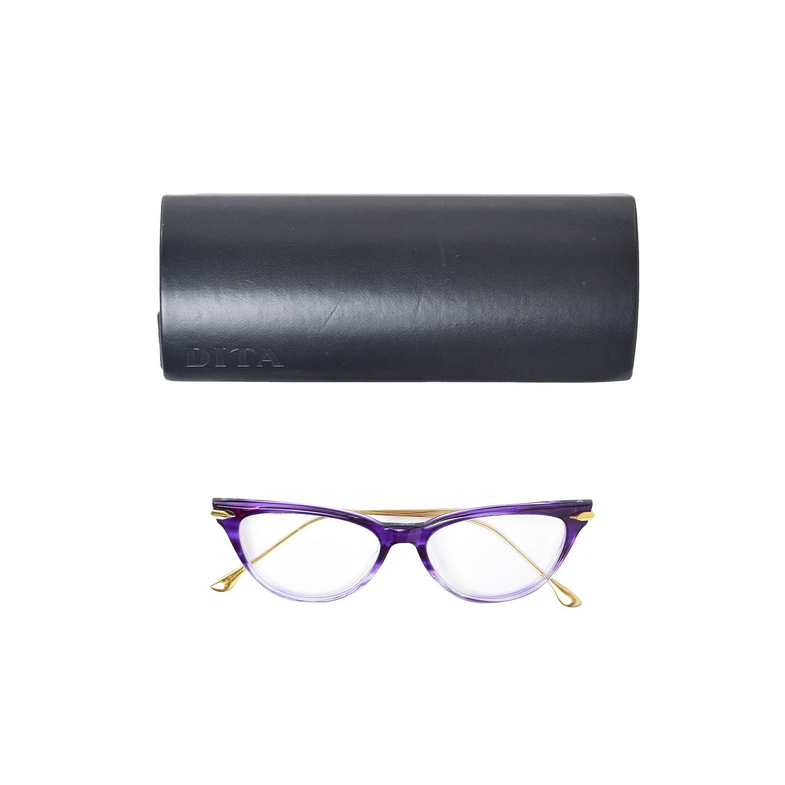 Okulary optyczne fioletowe