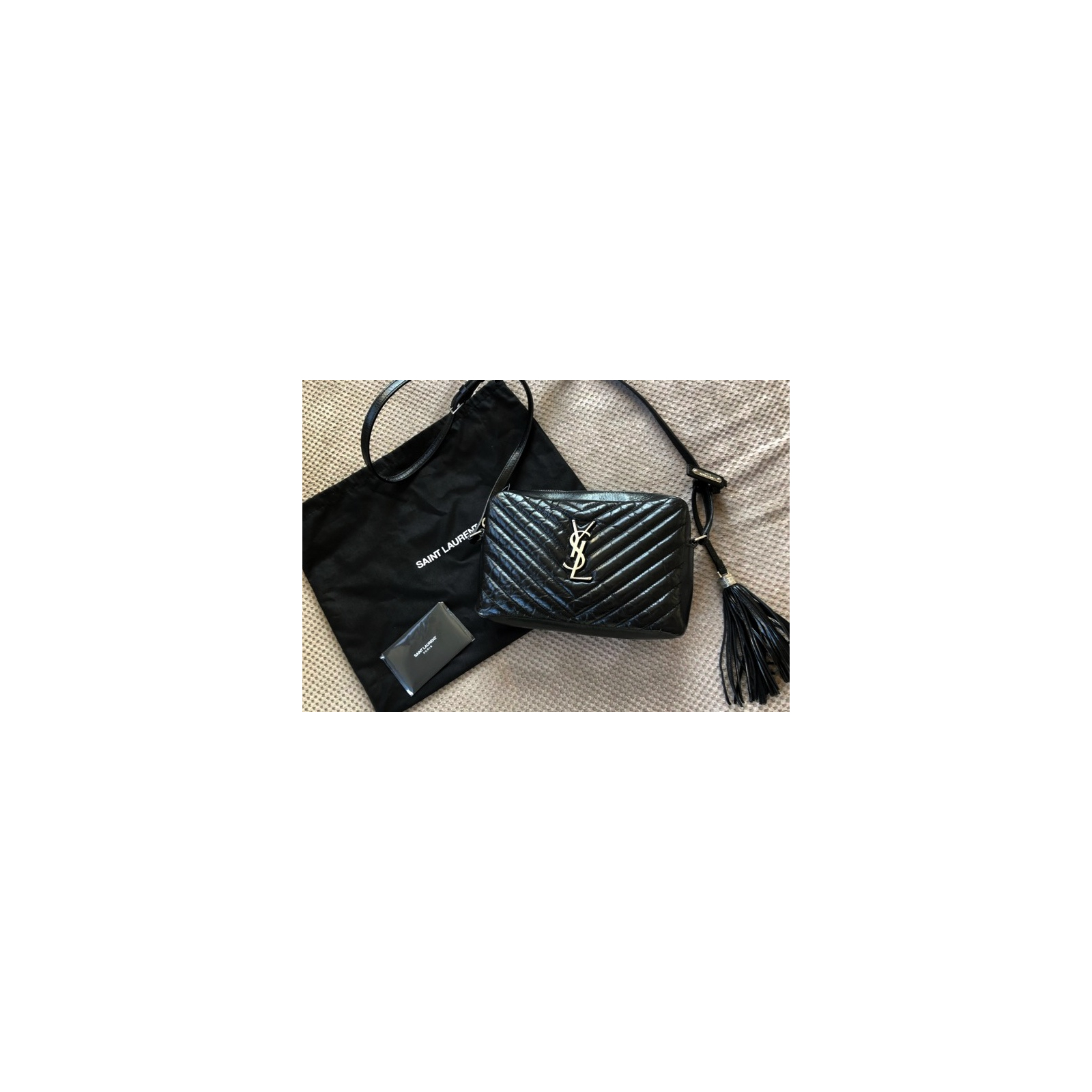 Torebka YSL lou camera bag in matelassé leather