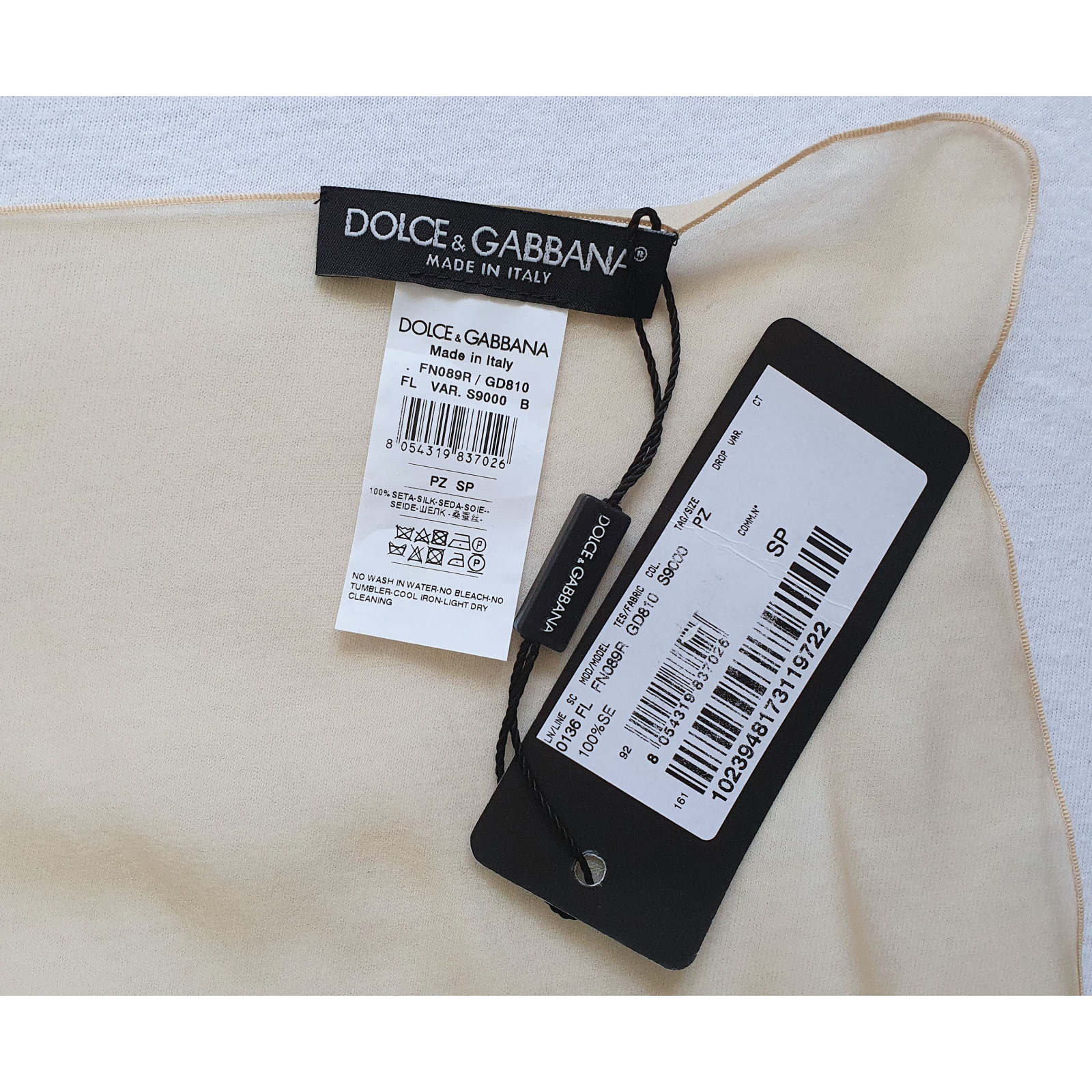 Dolce & Gabbana apaszka, 100% silk, nowa