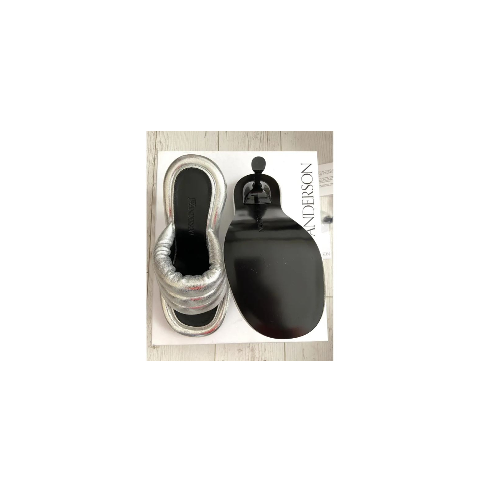 JW Anderson nowe srebrne buty