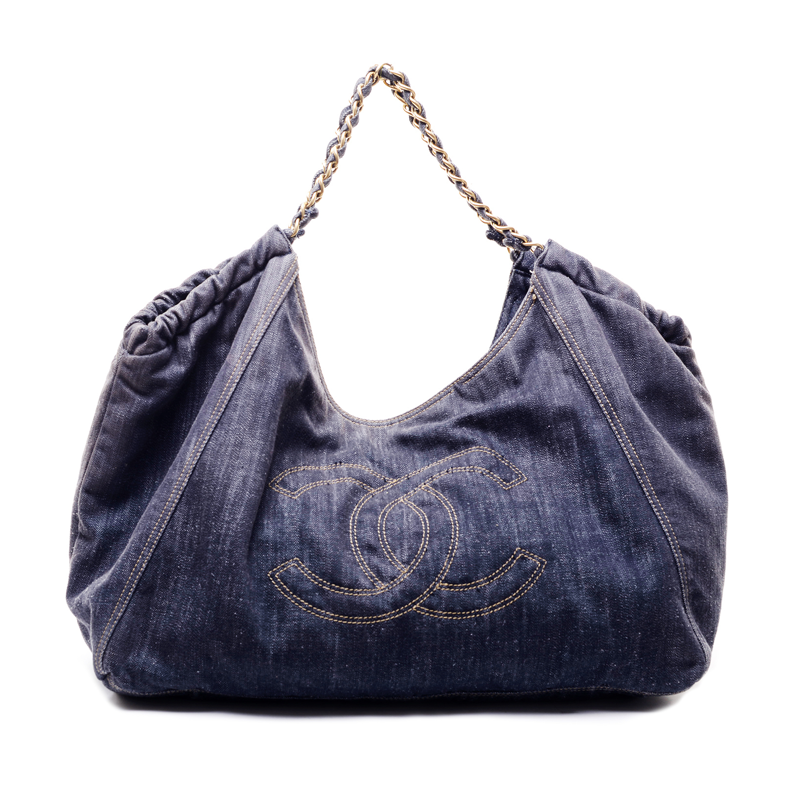 Torebka Chanel Dark Blue Denim Coco Cabas XL Tote Bag