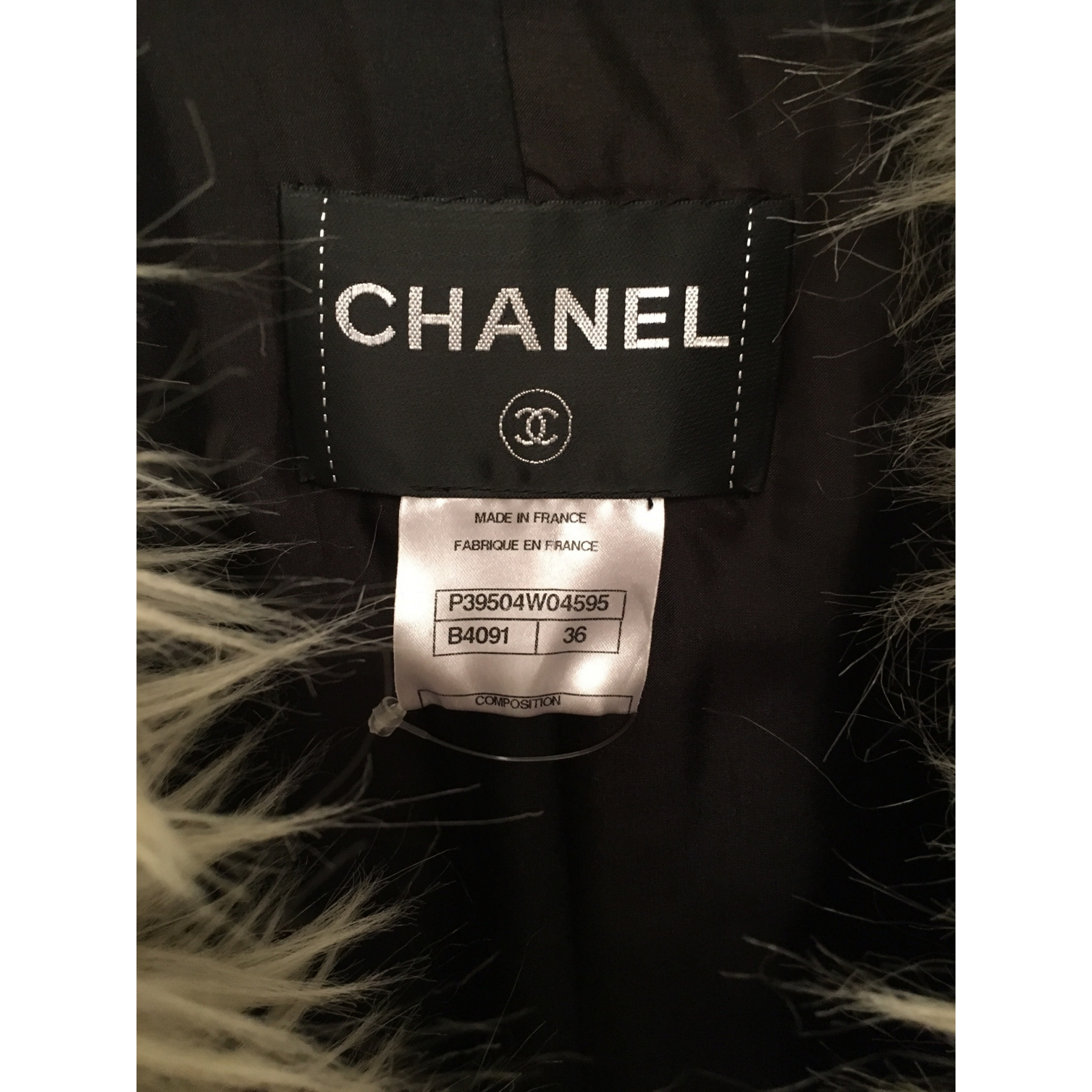 Chanel lamb leather coat