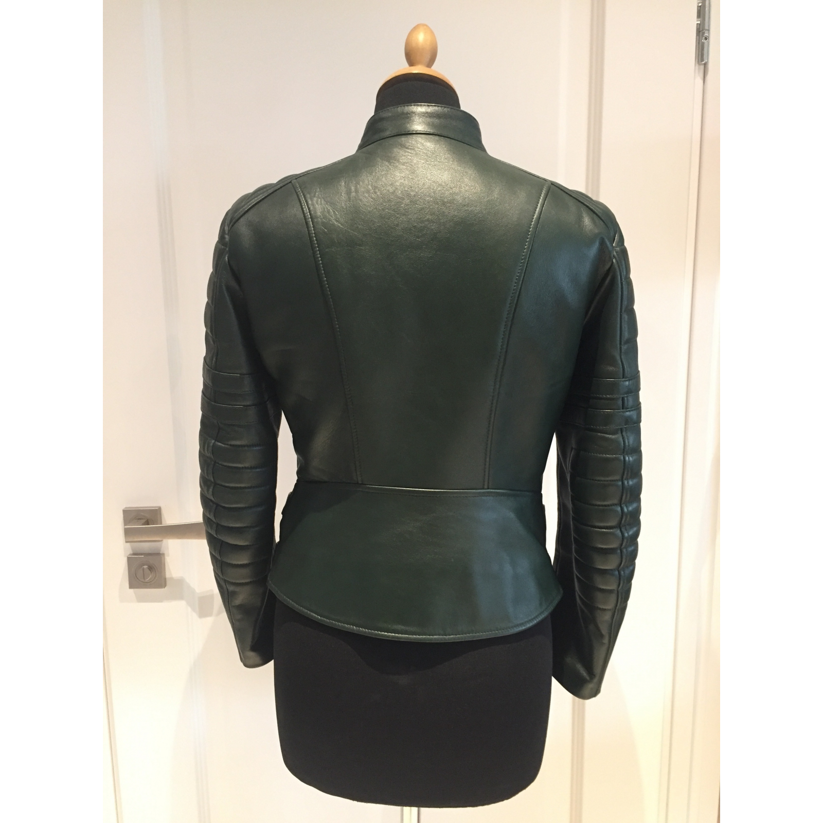 Celine leather biker jacket