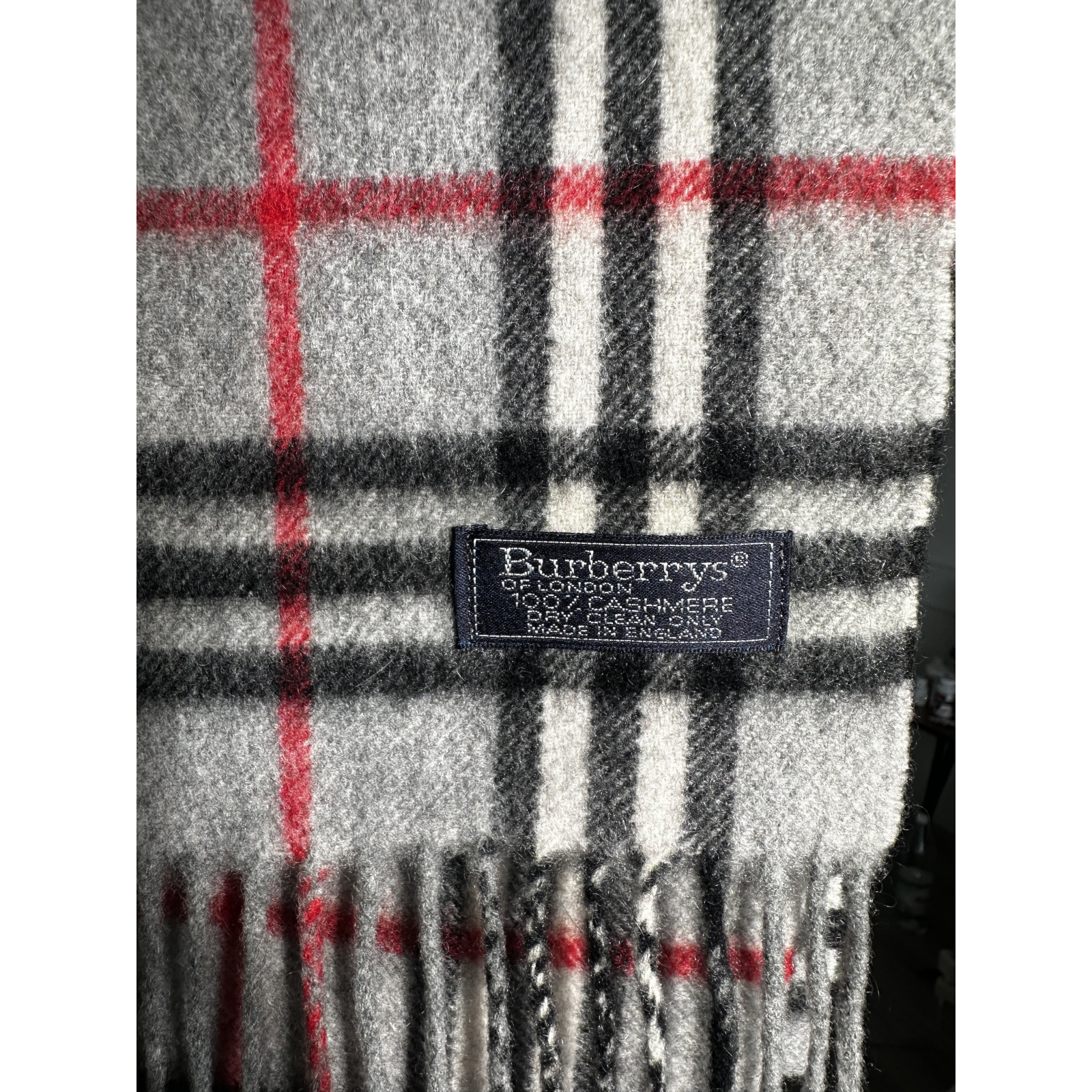 Szalik Burberry kaszmir 100%