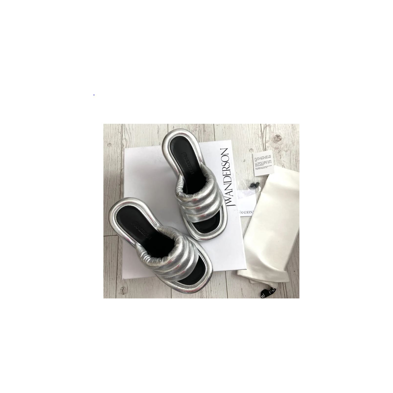 JW Anderson nowe srebrne buty