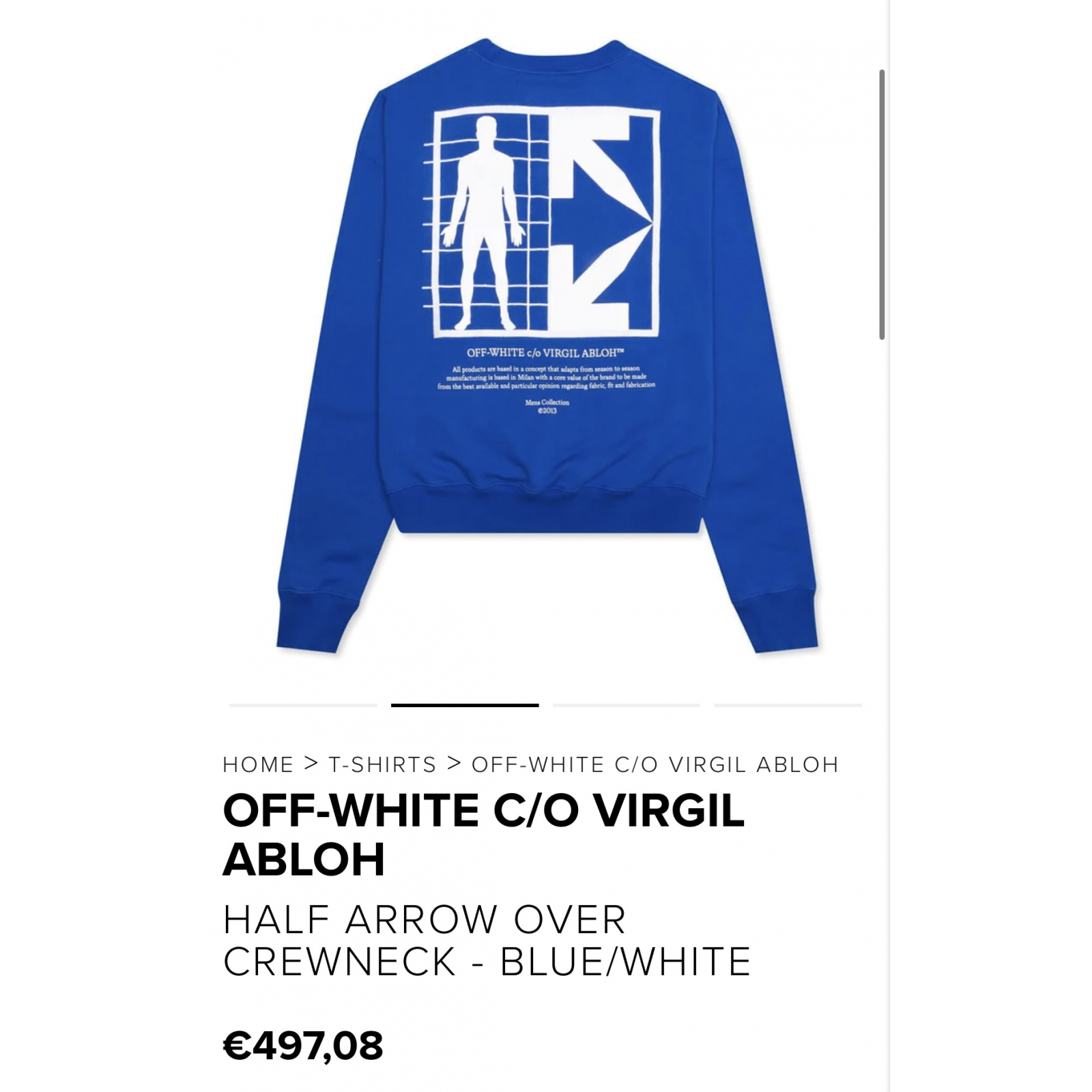 Longsleeve off-white bluzka off-white