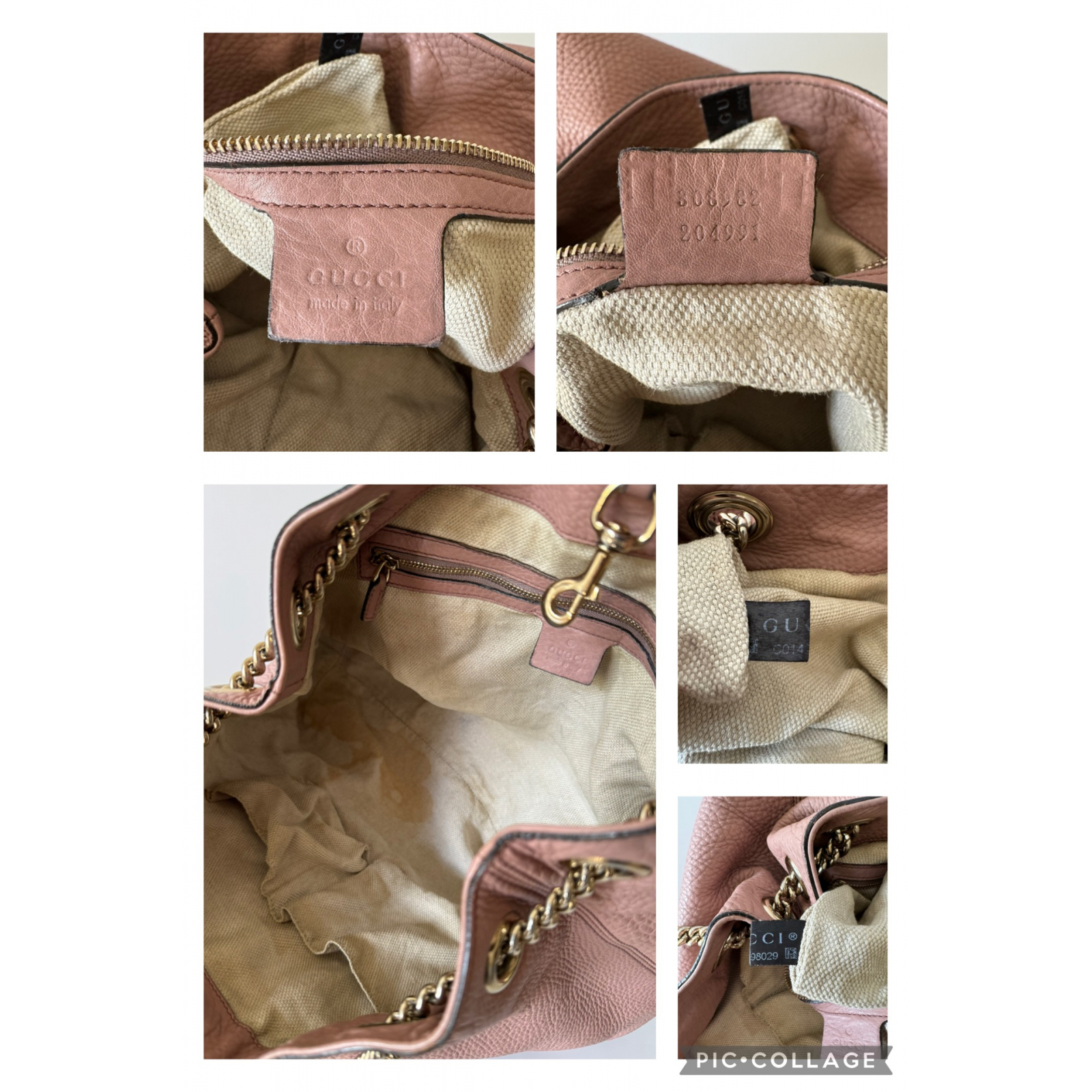 GUCCI Soho Chain Medium Tote - torebka