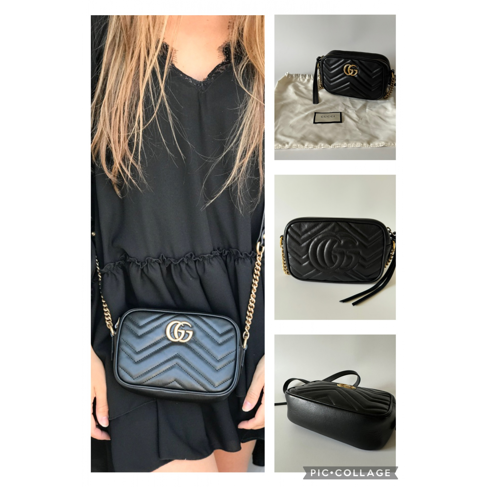 GUCCI Marmont Matelassé Mini - torebka