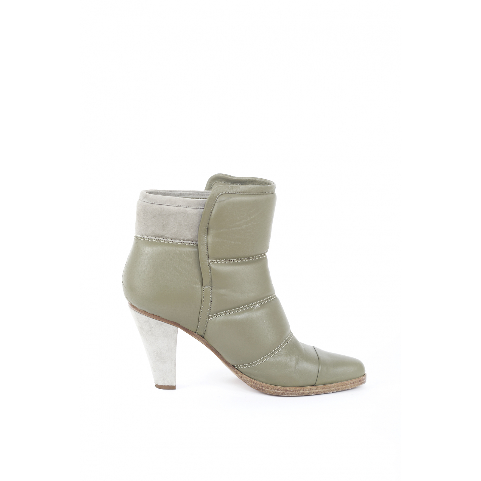 Chloe Quilted leather ankle boots