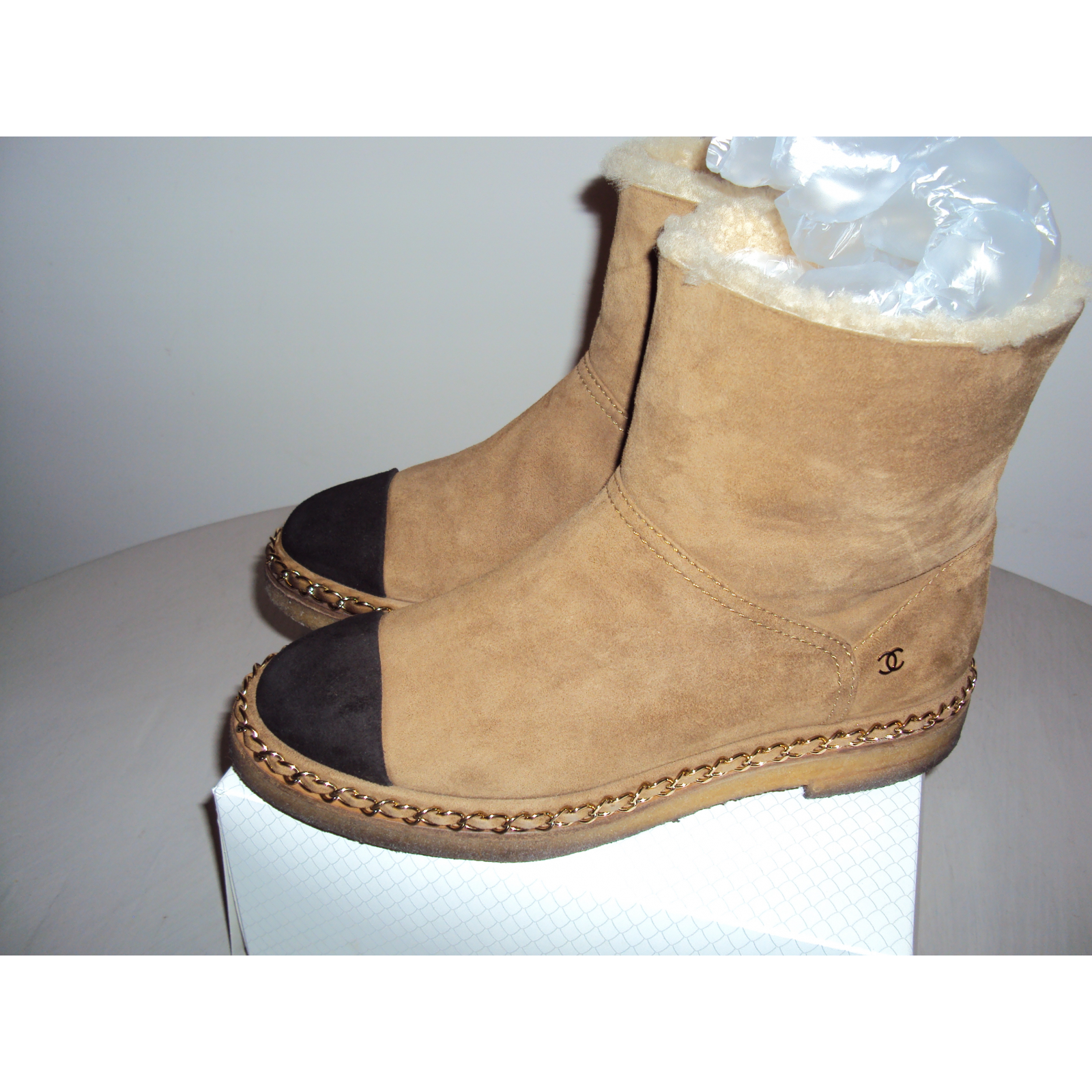 Chanel snow boots