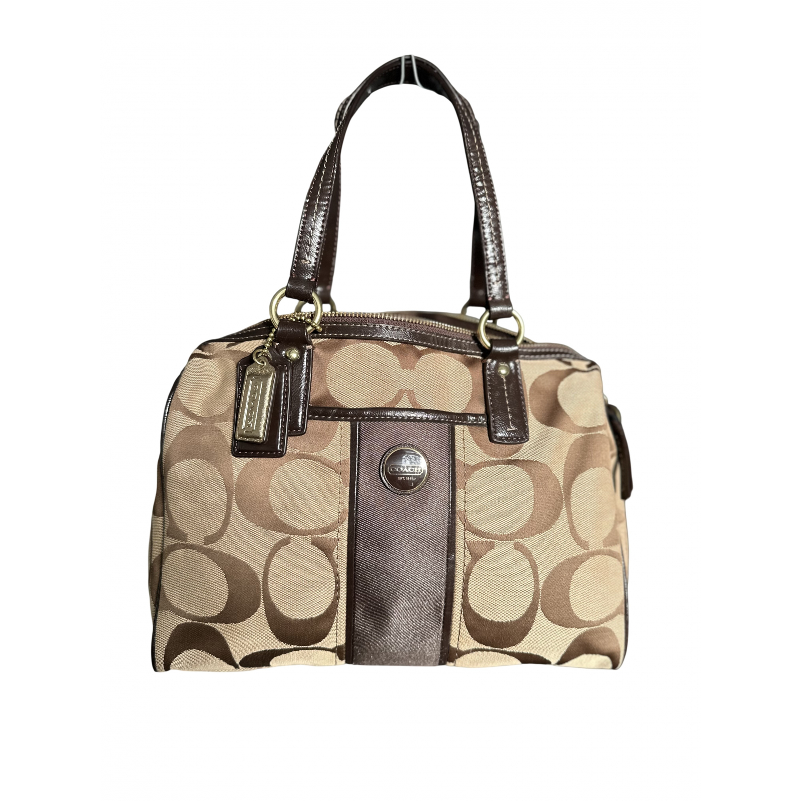 Torebka bowling Coach Signature satchel