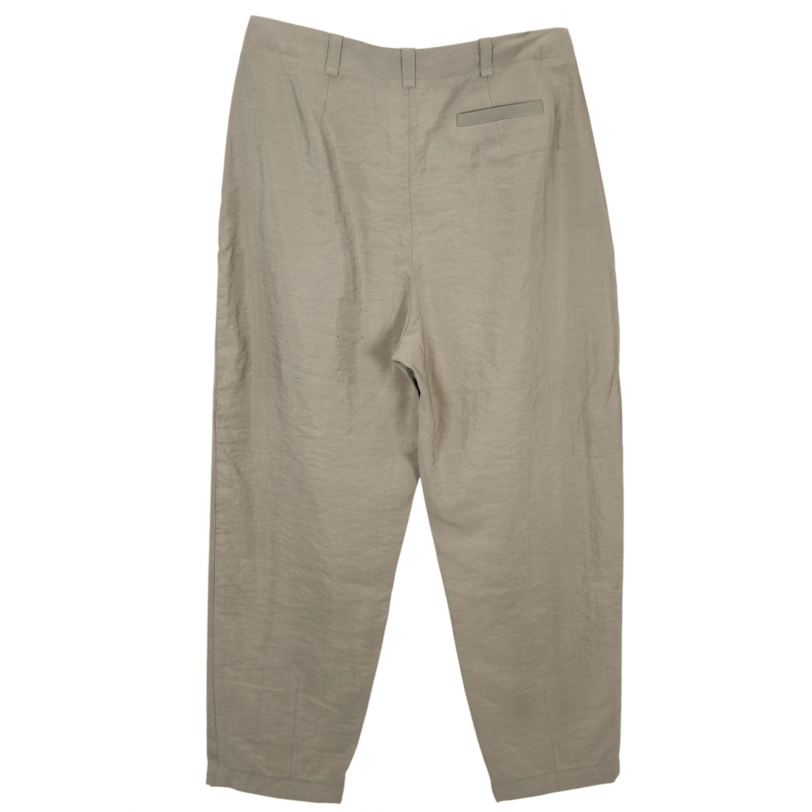 Spodnie z domieszką jedwabiu EMPORIO ARMANI