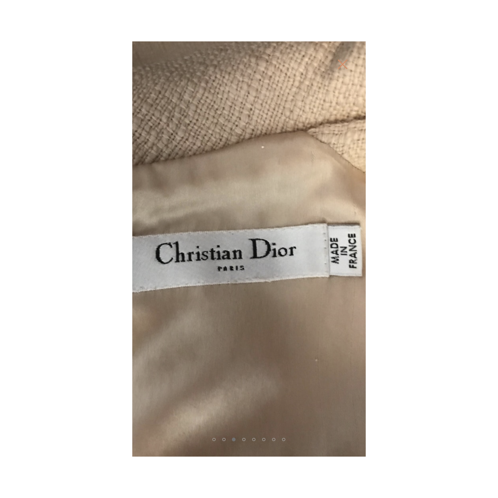 Sukienka cielista Dior