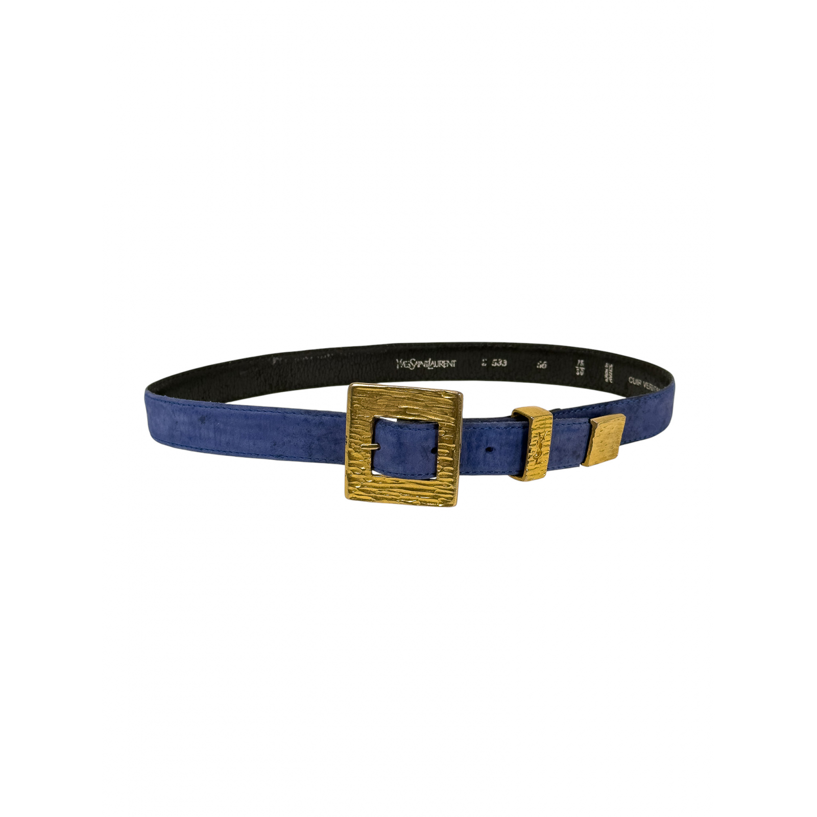 Zamszowy pasek Yves Saint Laurent