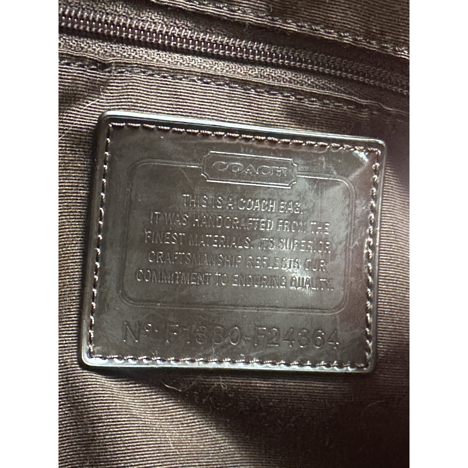 Torebka bowling Coach Signature satchel