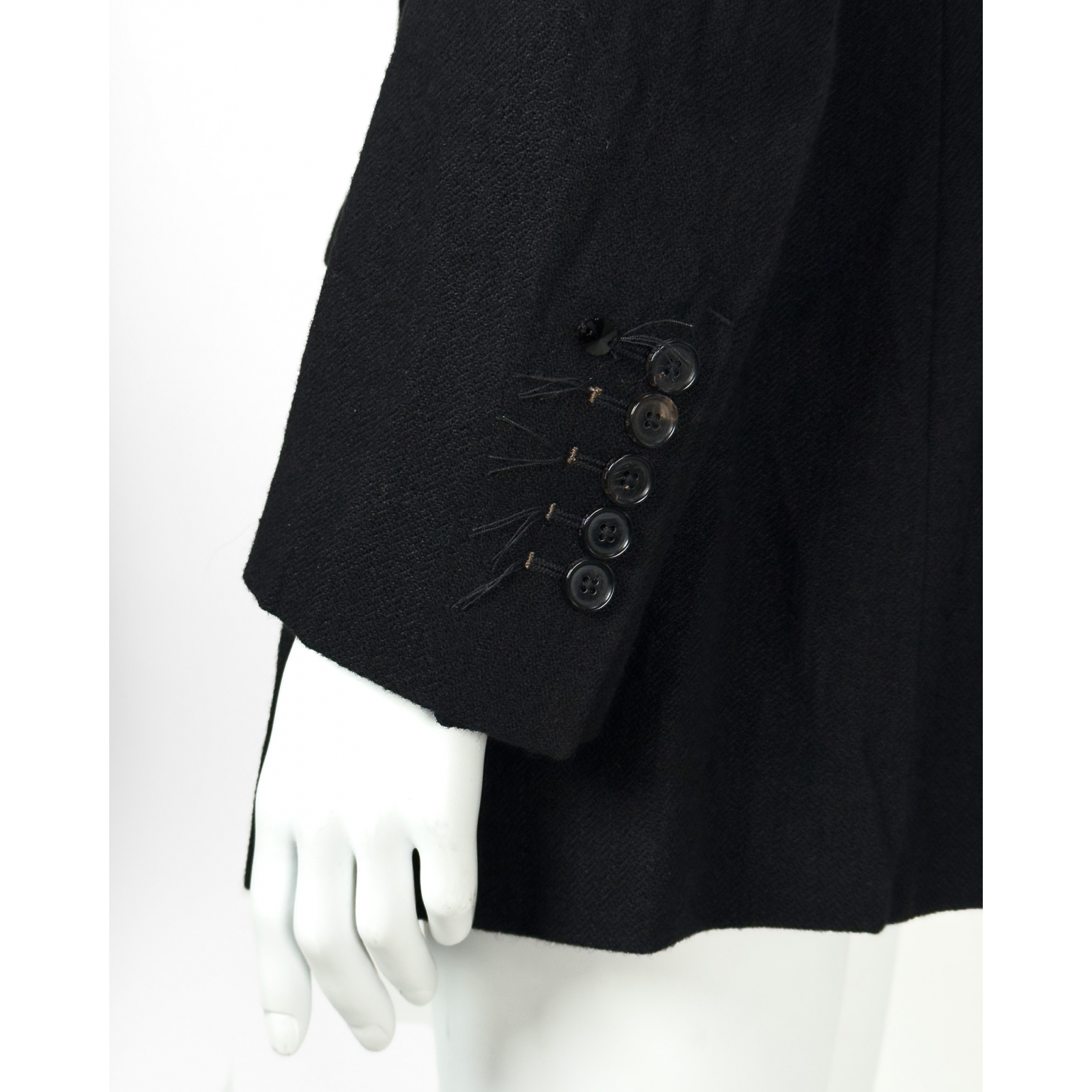 Lniano-wełniana marynarka High