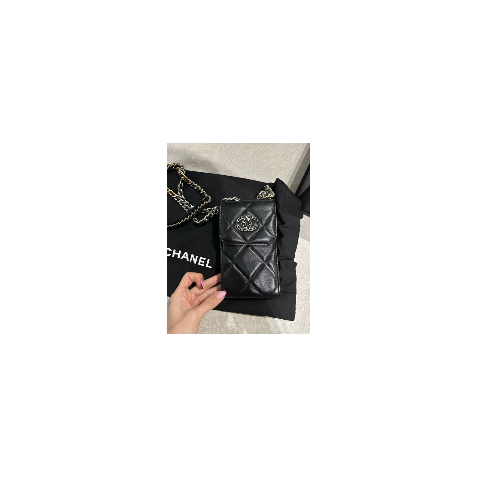 etui na telefon/mini torebka chanel