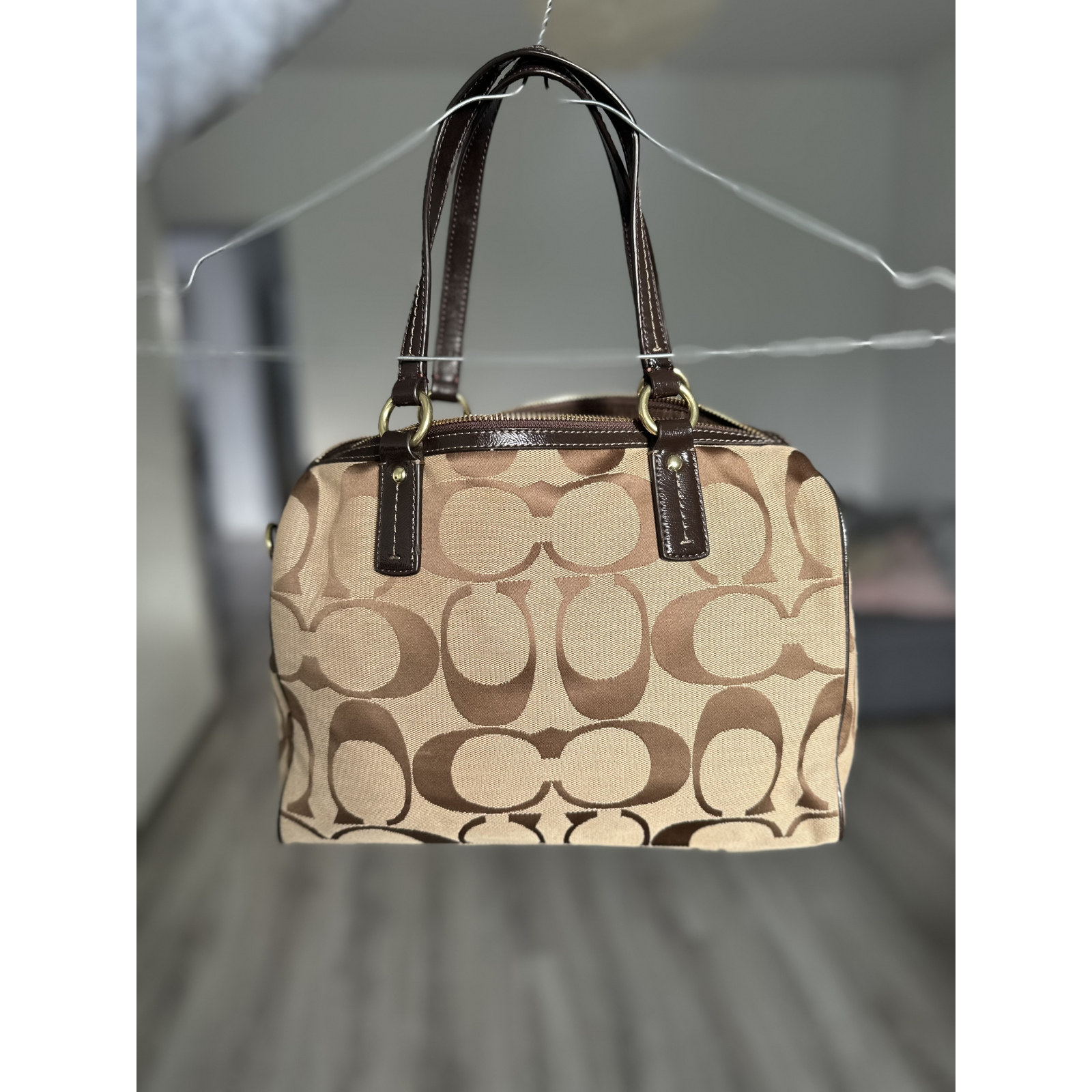 Torebka bowling Coach Signature satchel