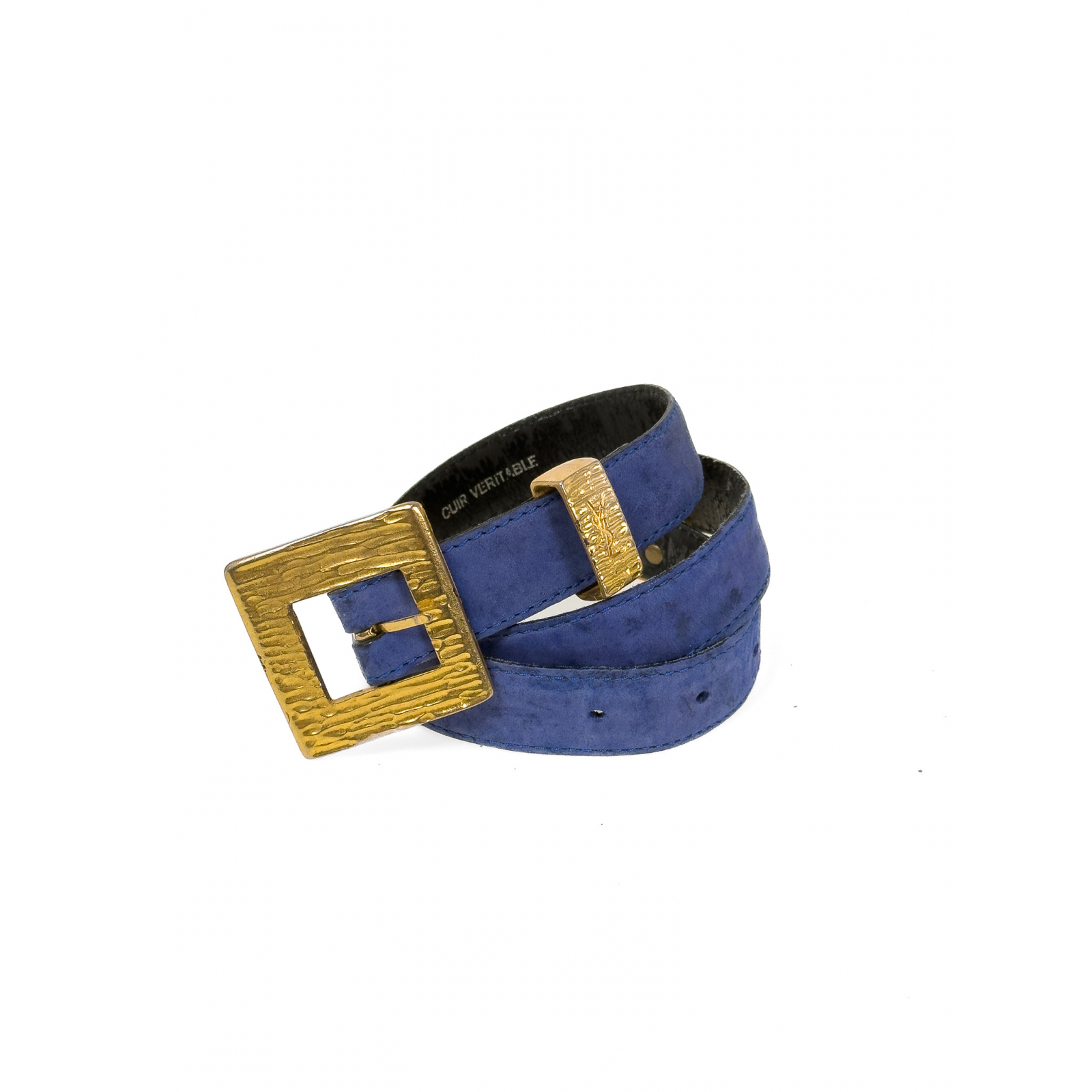 Zamszowy pasek Yves Saint Laurent