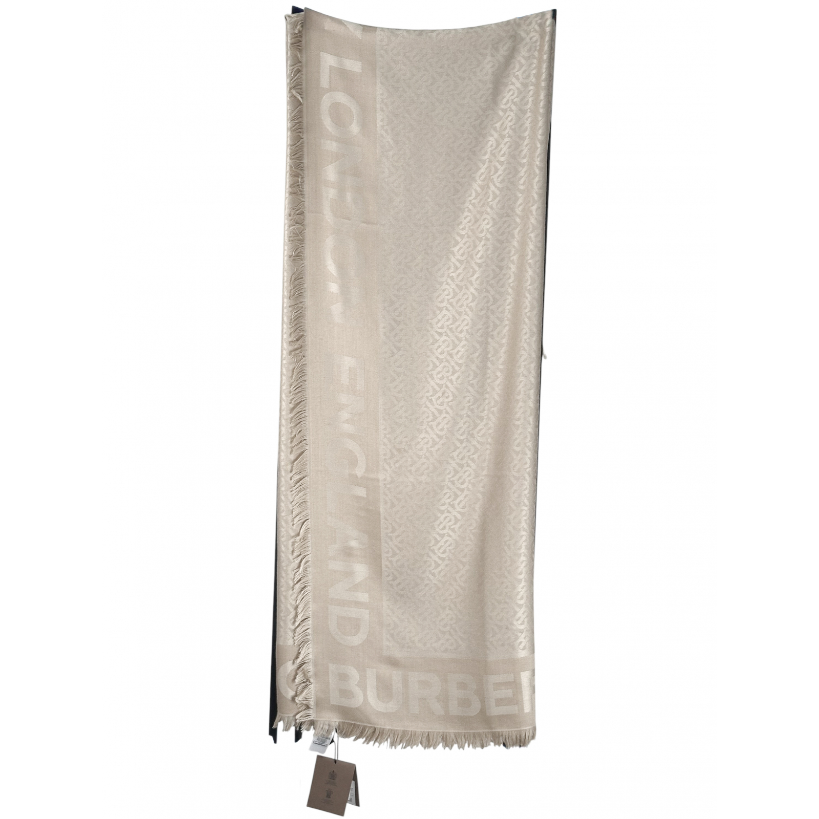 Jedwabno-wełniana chusta