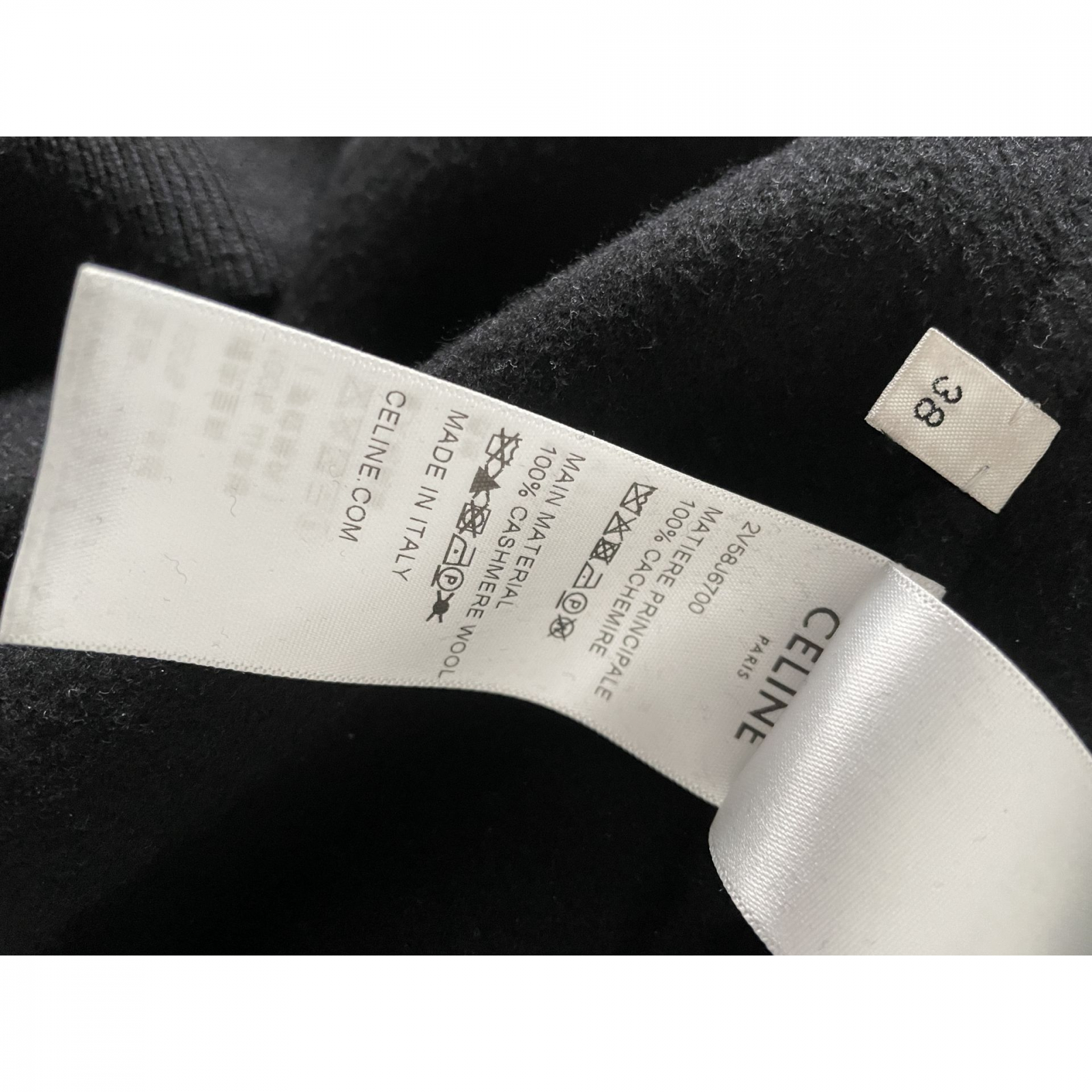 KASZMIROWA BLUZA CELINE OVERSIZE R.38