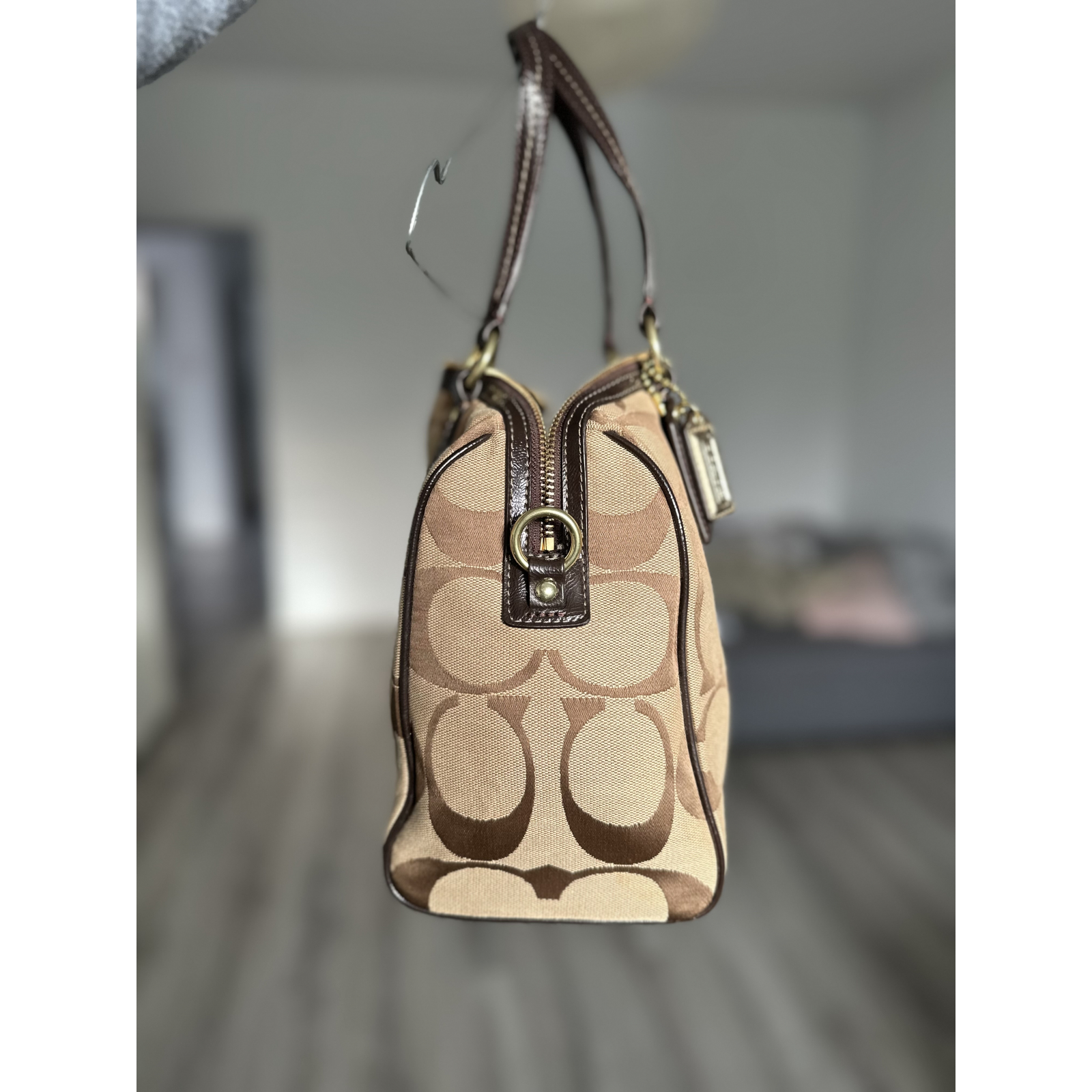 Torebka bowling Coach Signature satchel