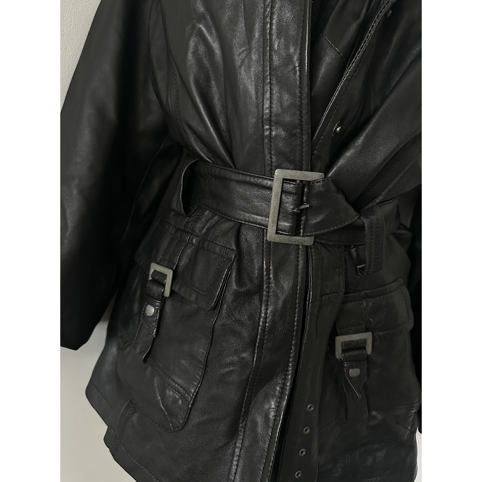 Biker jacket  skórzana krótka